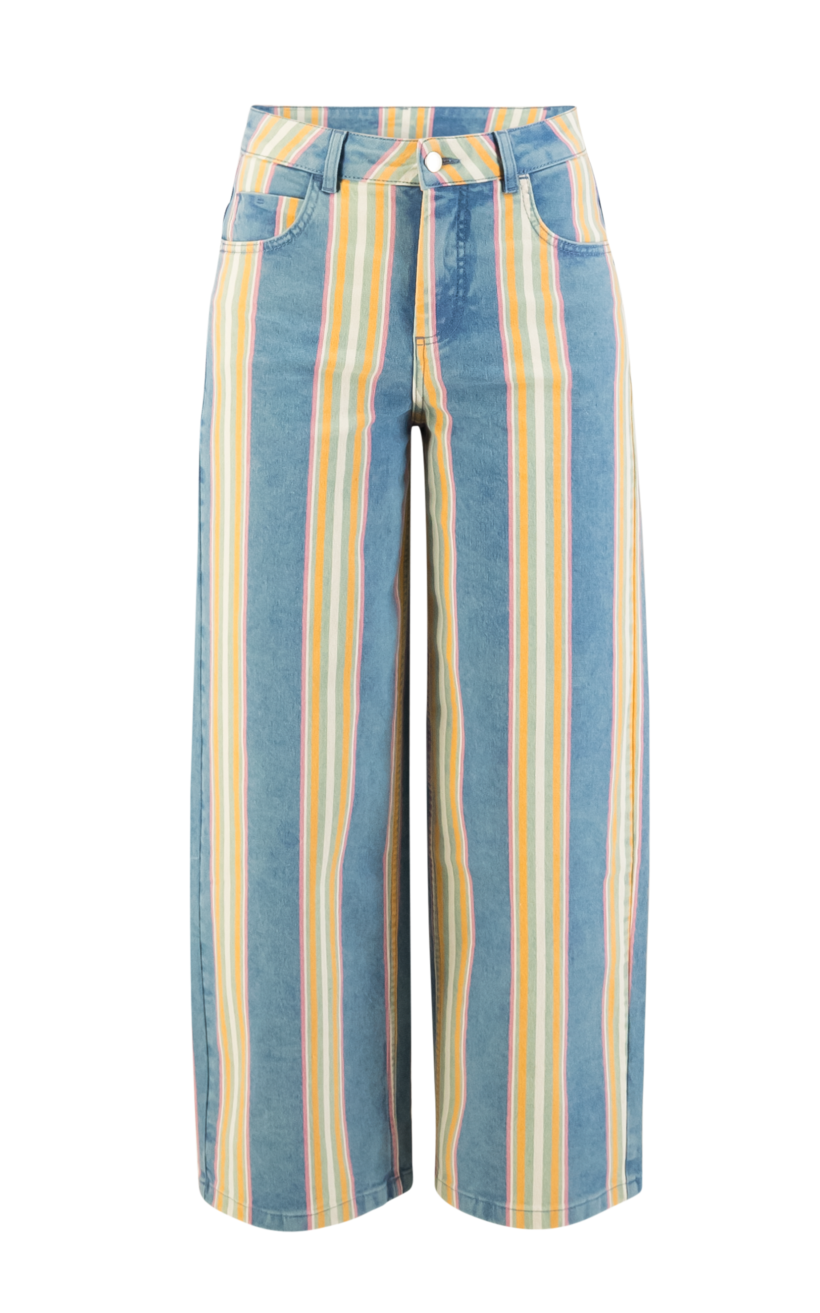 Blutsgeschwister - Jeans Pants Lene Lou Marquee Summertime Stripes