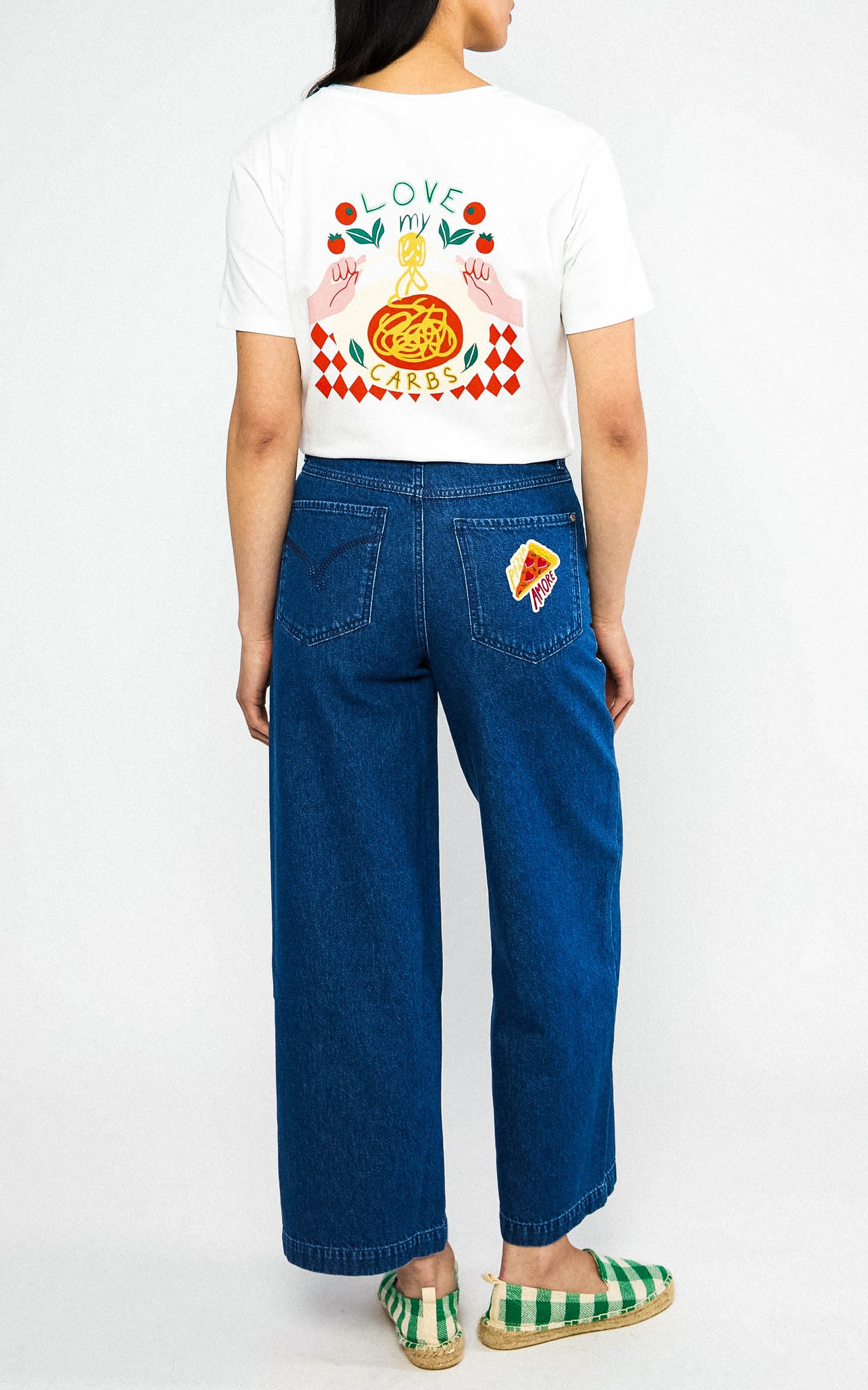 Blutsgeschwister - Lene Lou Ocean Indigo Denim Embroidery