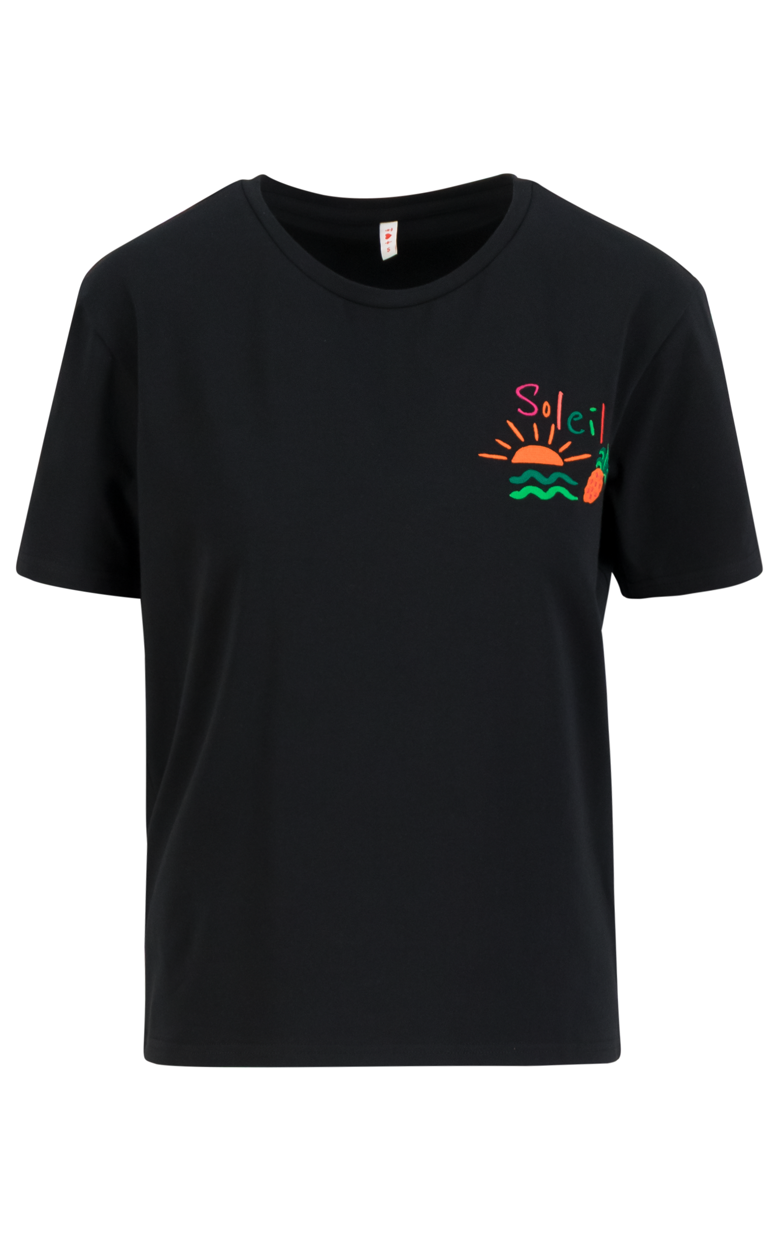 Blutsgeschwister - T-Shirt Message Tee Soleil Black And Strong