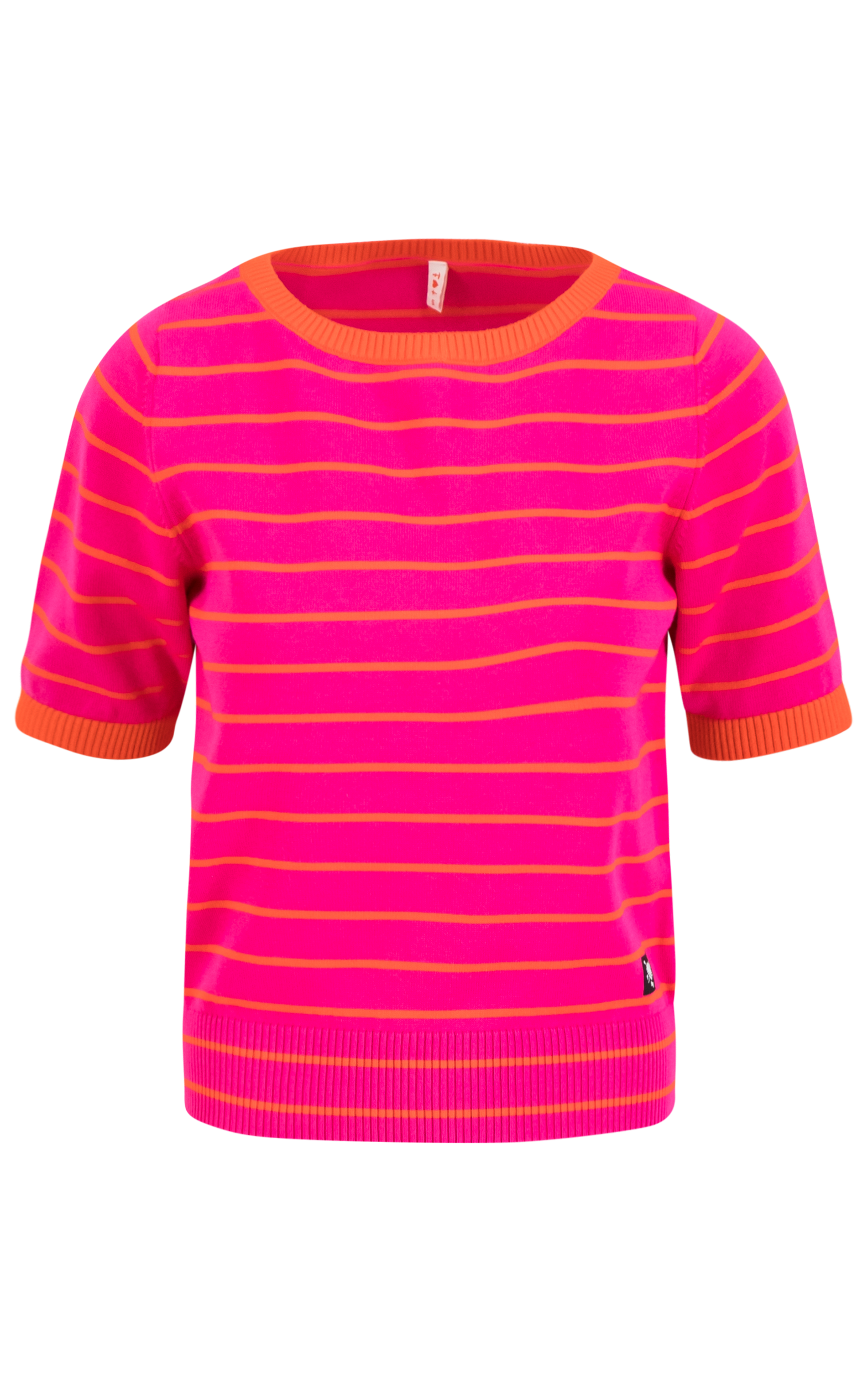 Blutsgeschwister - Knitted Jumper Pretty Preppy Pink Picnic Parade Stripe