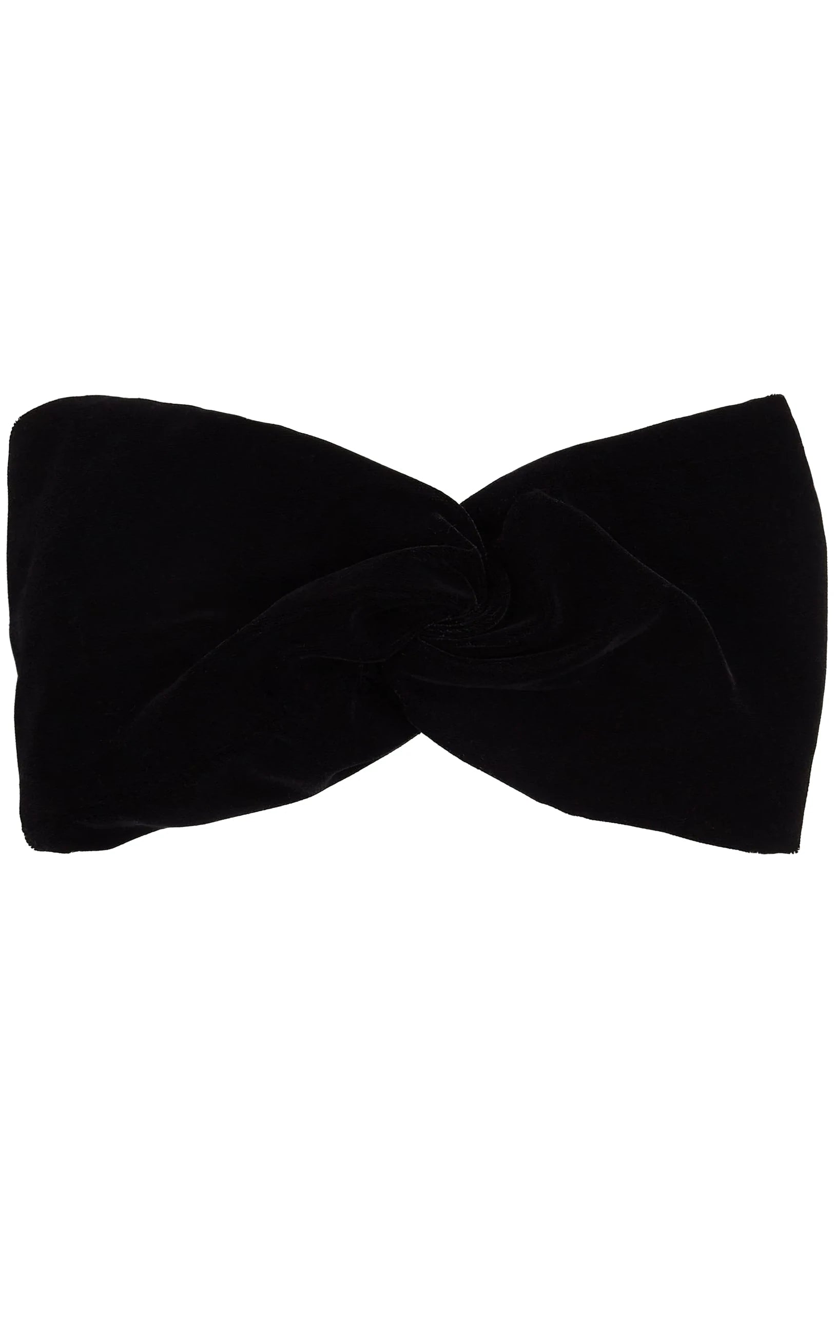 Twist Hairband Gamine Velvet Black