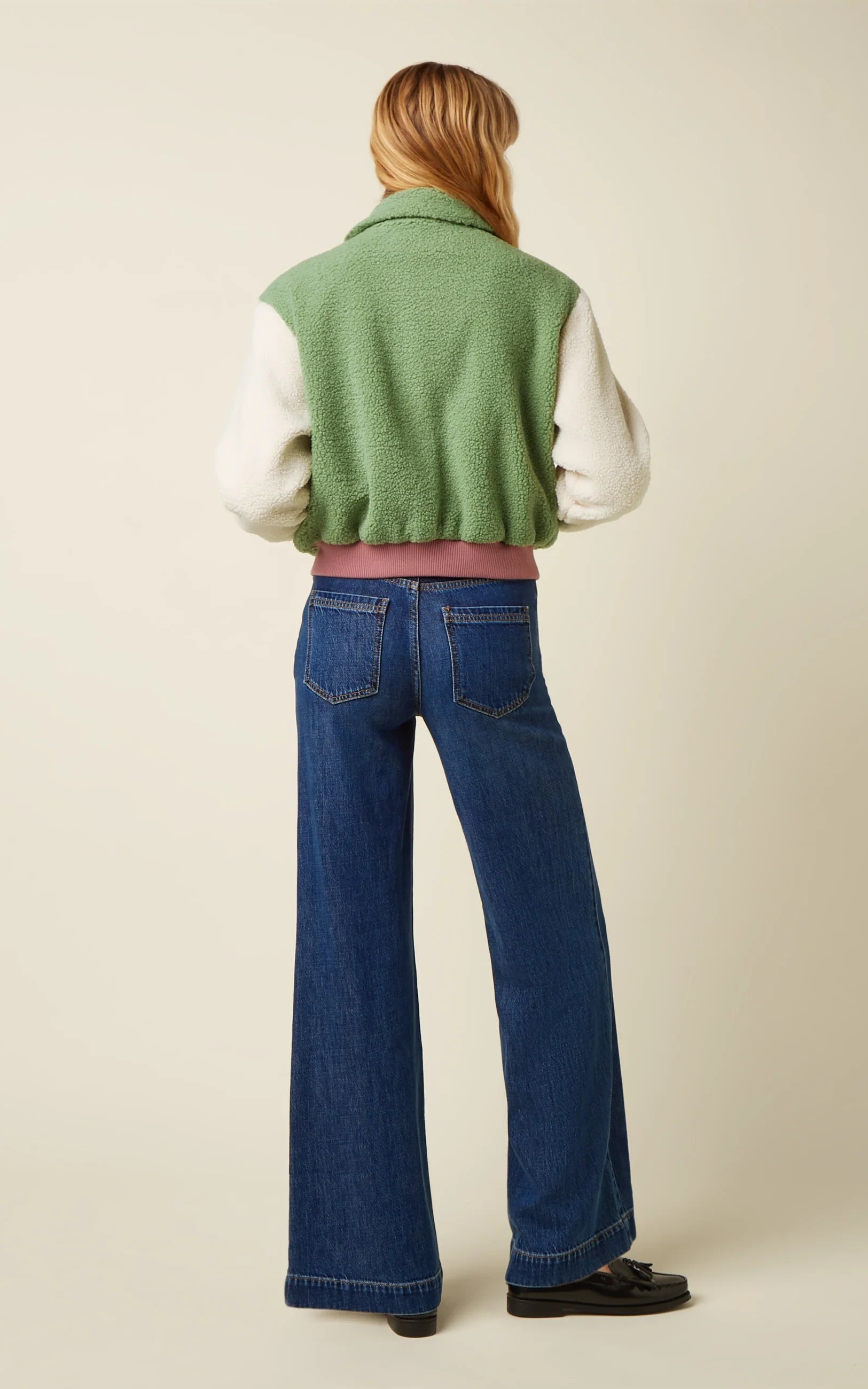 King Louie - Fay Jacket Teddy Shade Green