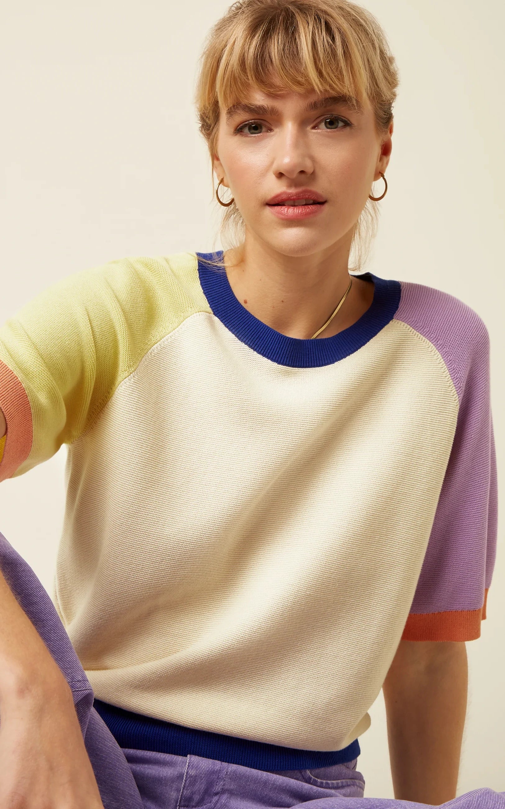 King Louie - Niko Top Lido Sheer Lila