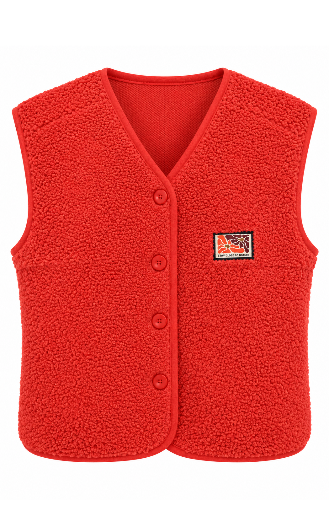 Rood Teddy Vestje
