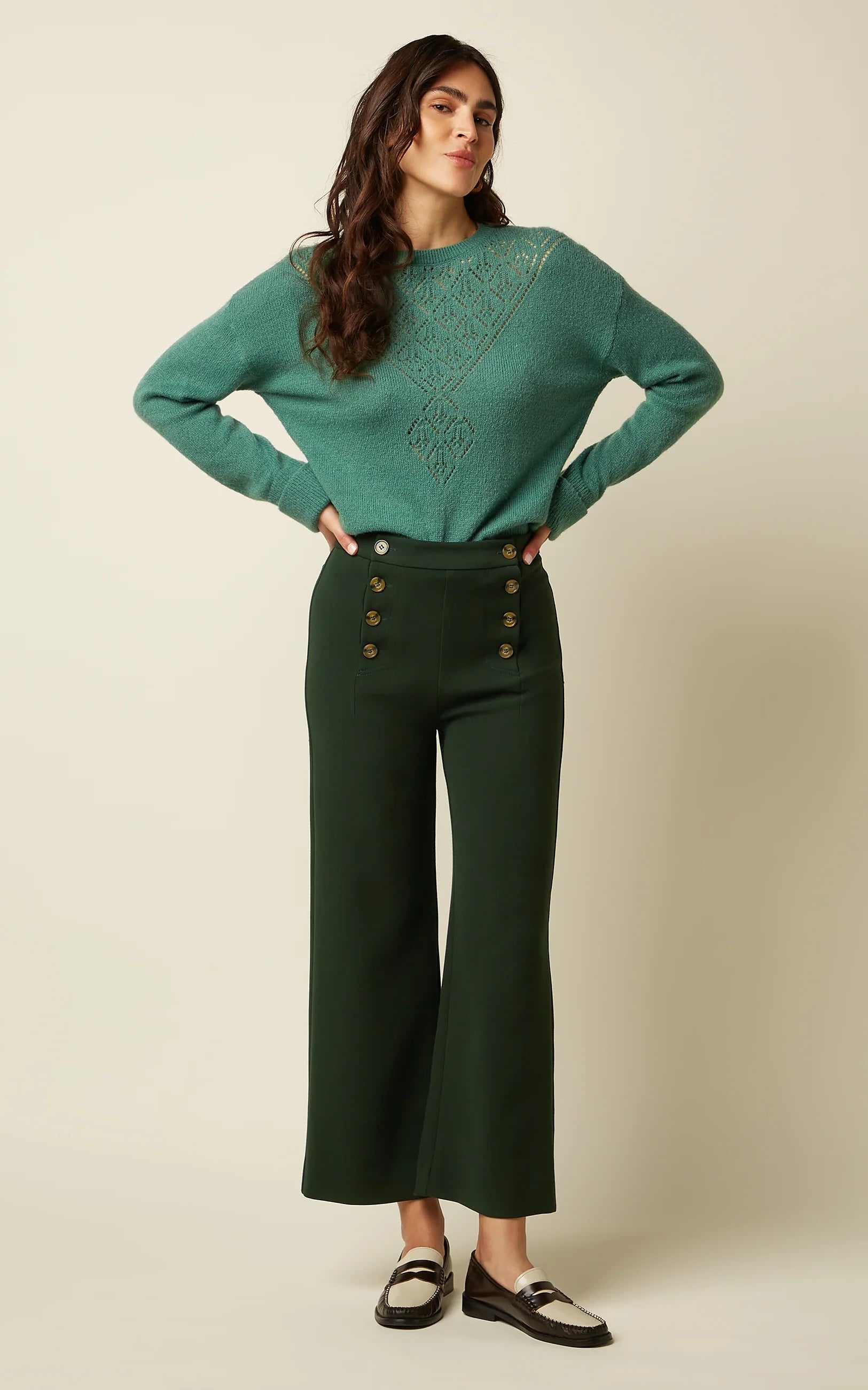 King Louie - Cinzia Pants Malone Pine Green