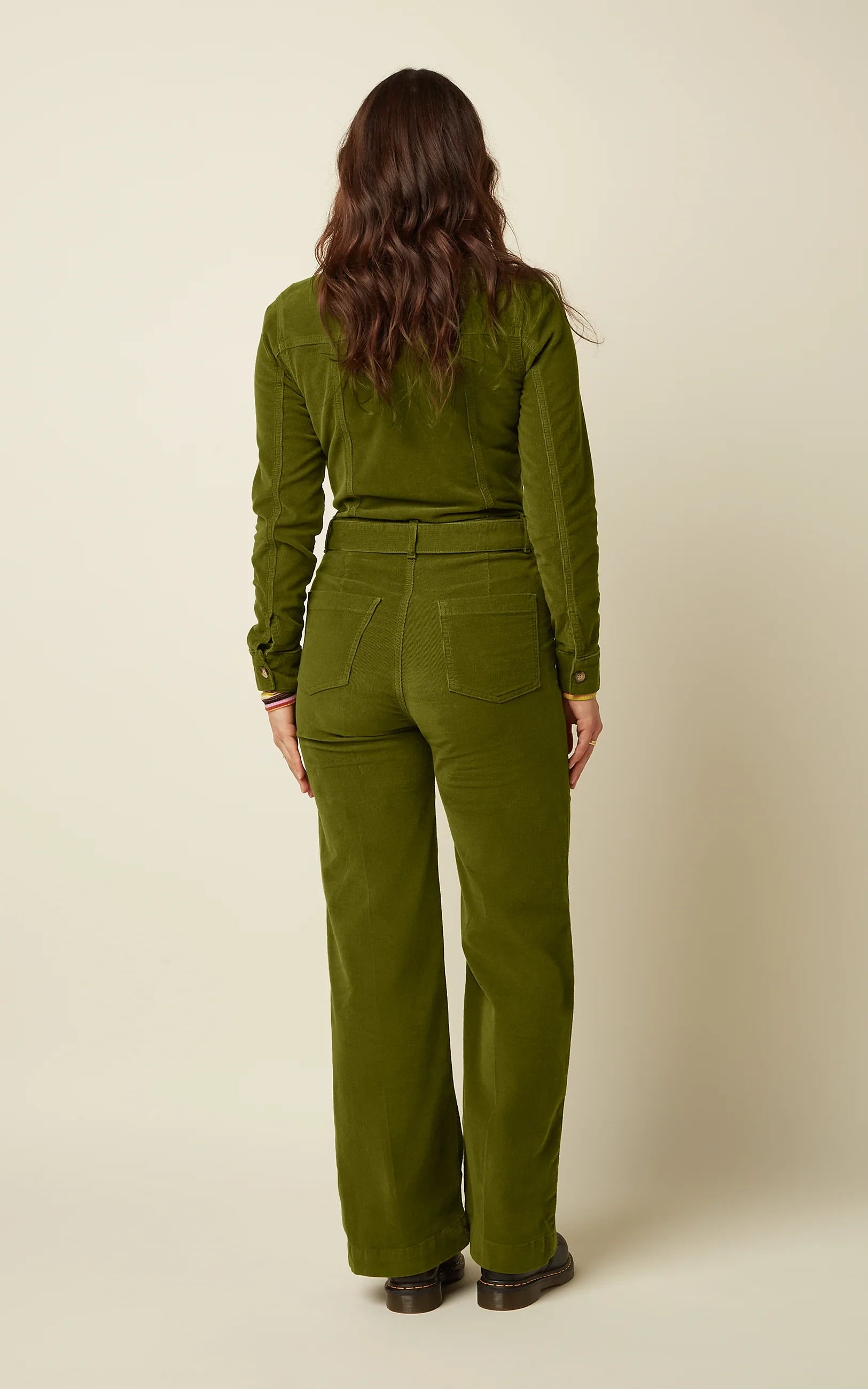 King Louie - Mia Jumpsuit Baby Cord Posey Green