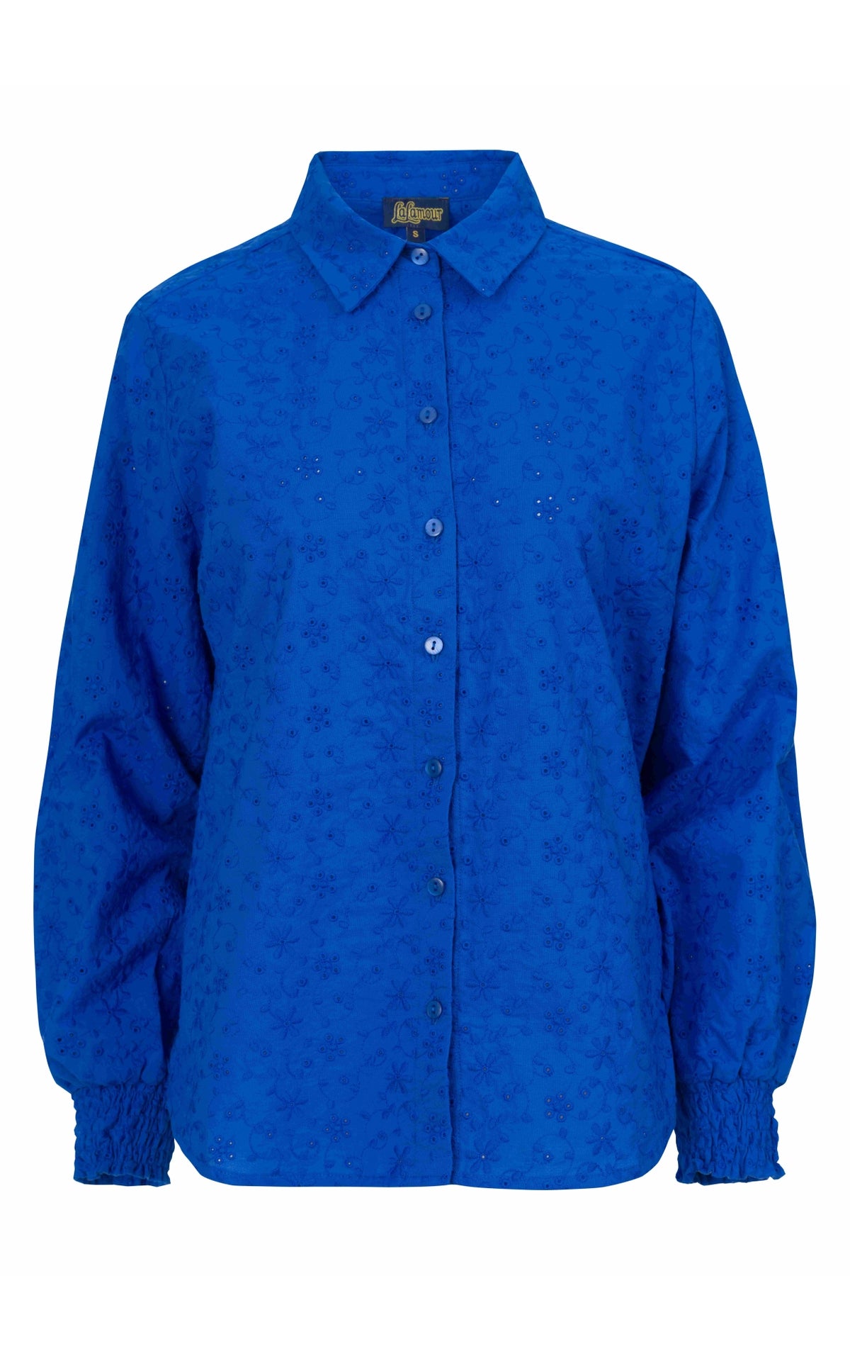 Lalamour - Amy Blouse Broidery Blue