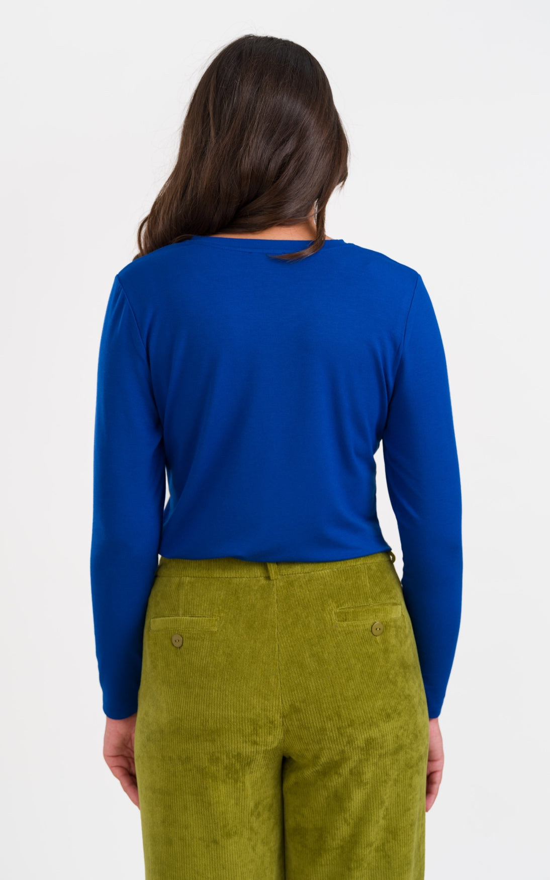 Lalamour - Vera Top LS Jersey Plain True Blue