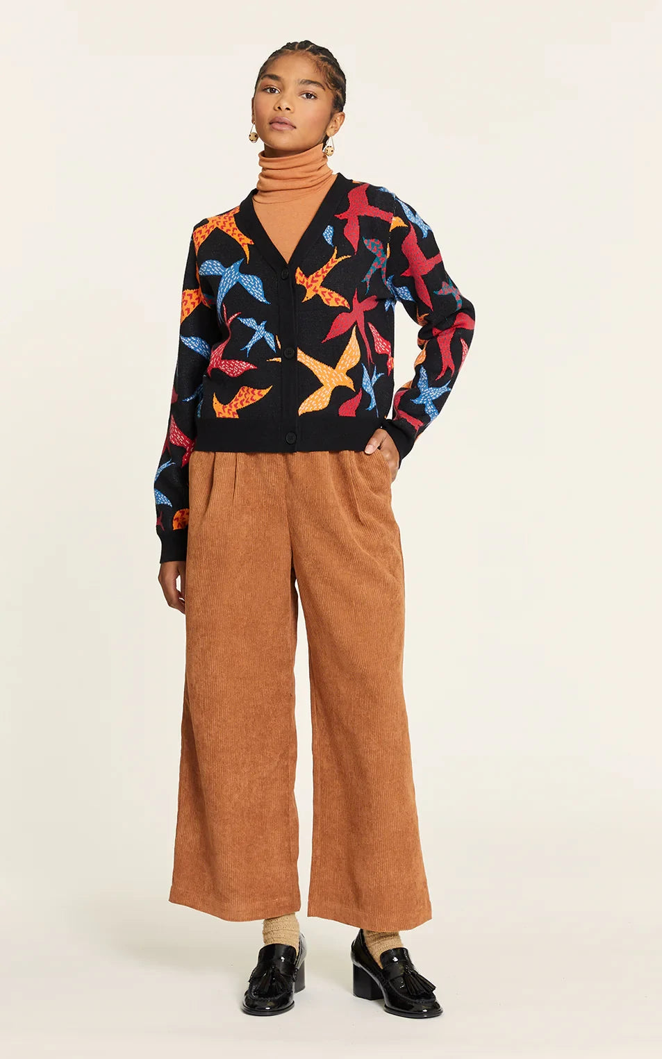 Pepaloves - Buttoned Birds Cardigan