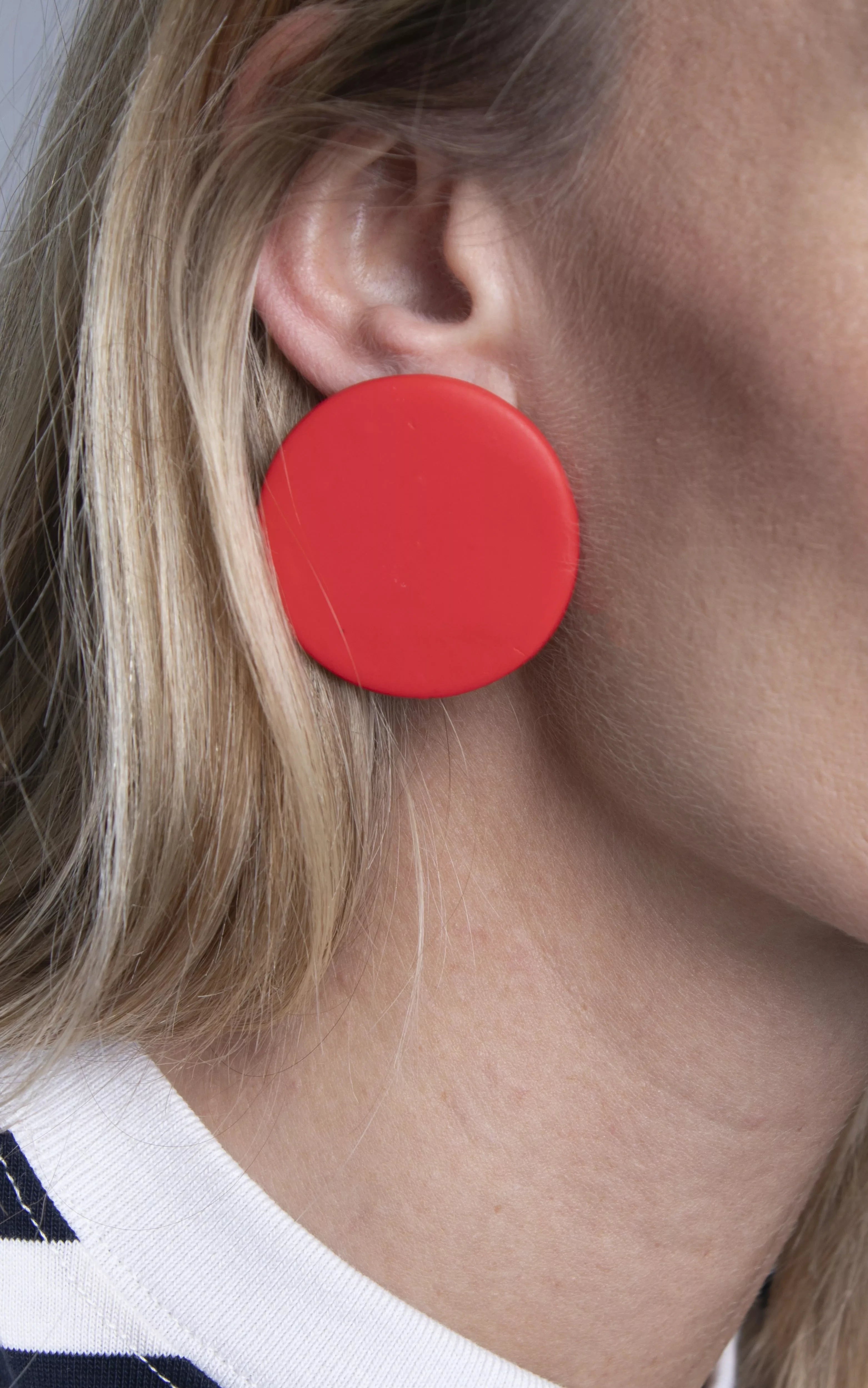 Energy Earrings Red