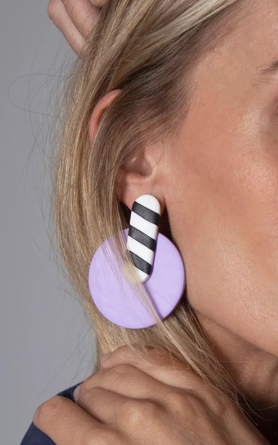 Lollipop Earrings Lila
