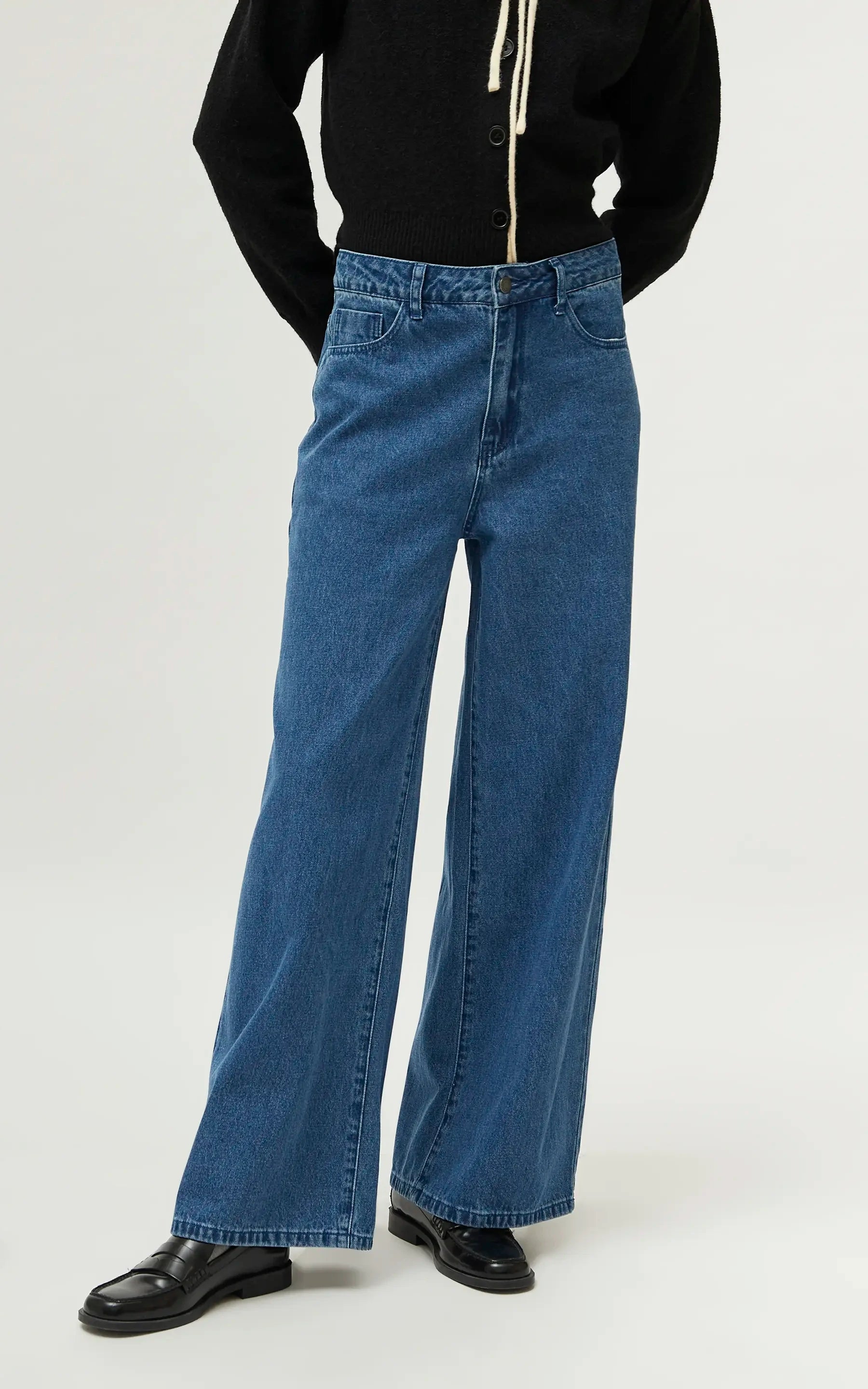 Compania Fantastica - Blue Wide Leg Jeans