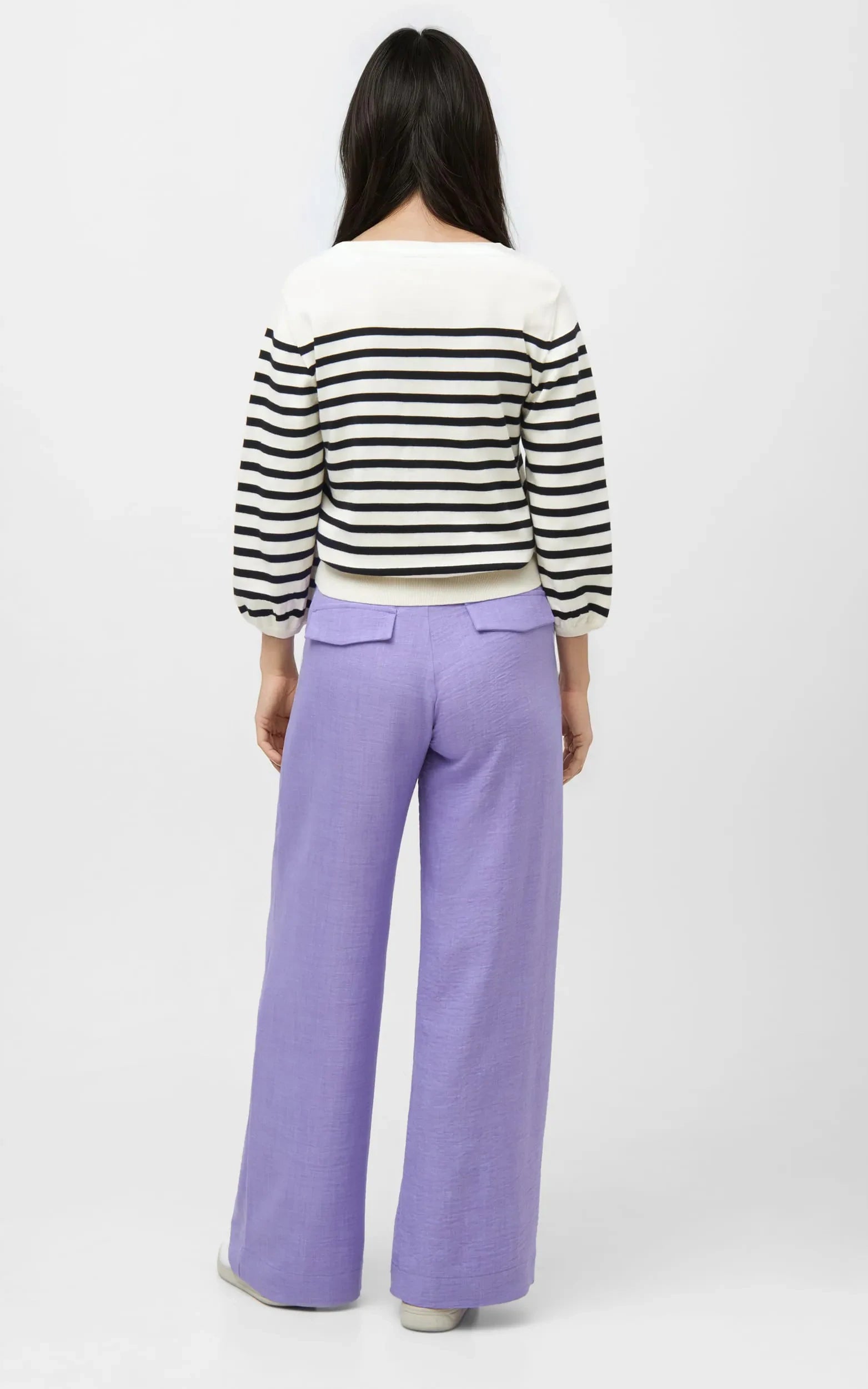Mademoiselle YéYé - Tropical Afternoon Trousers Lilac