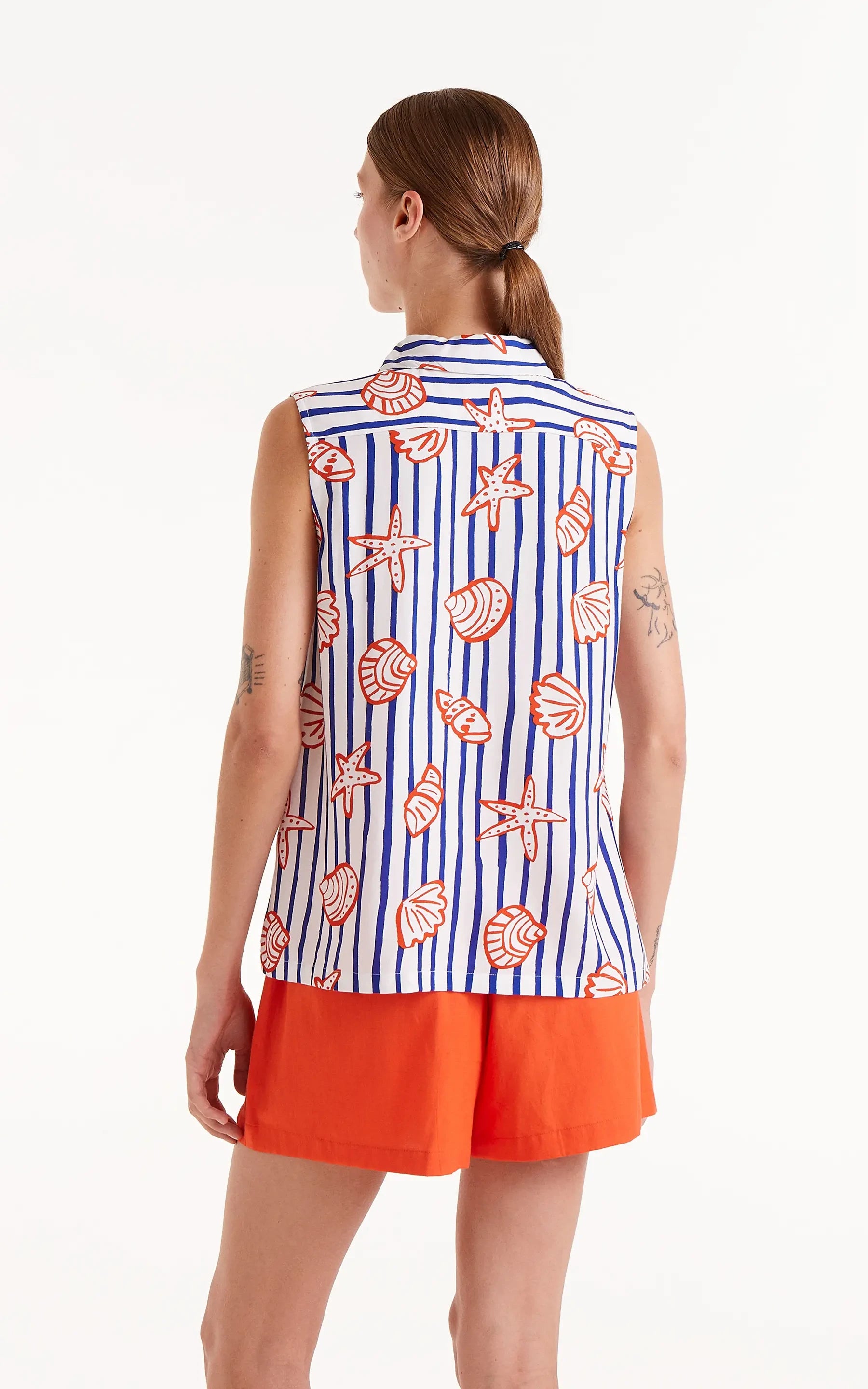 Compania Fantastica - Nemo Striped Print Shirt