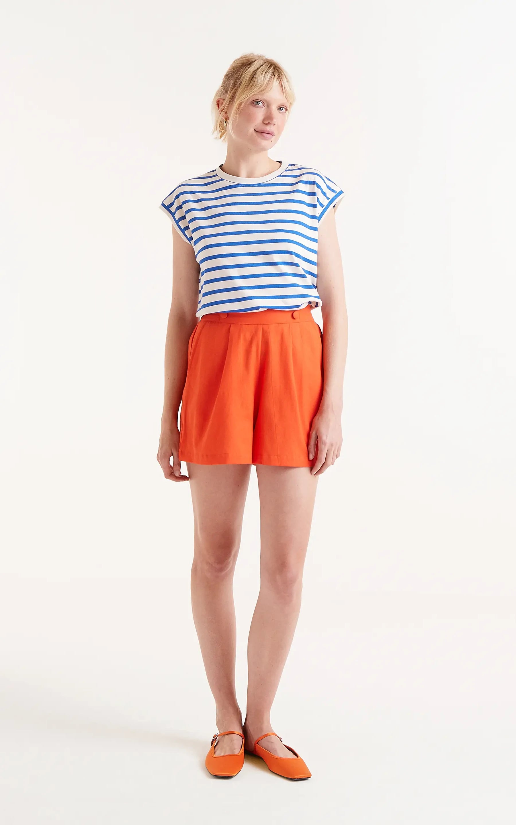 Compania Fantastica - Blue Striped T-shirt