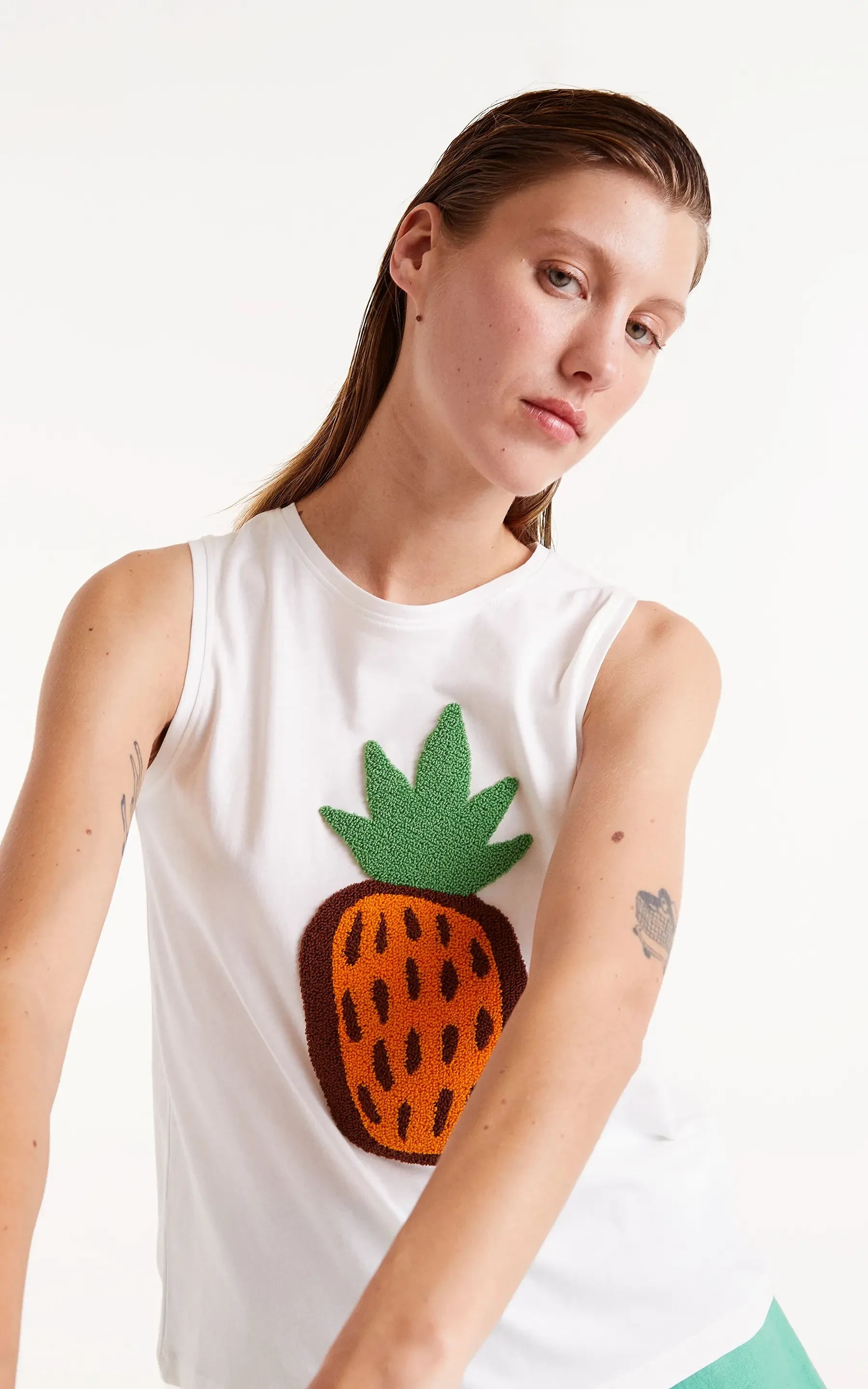 Compania Fantastica - Pineapple Print T-shirt