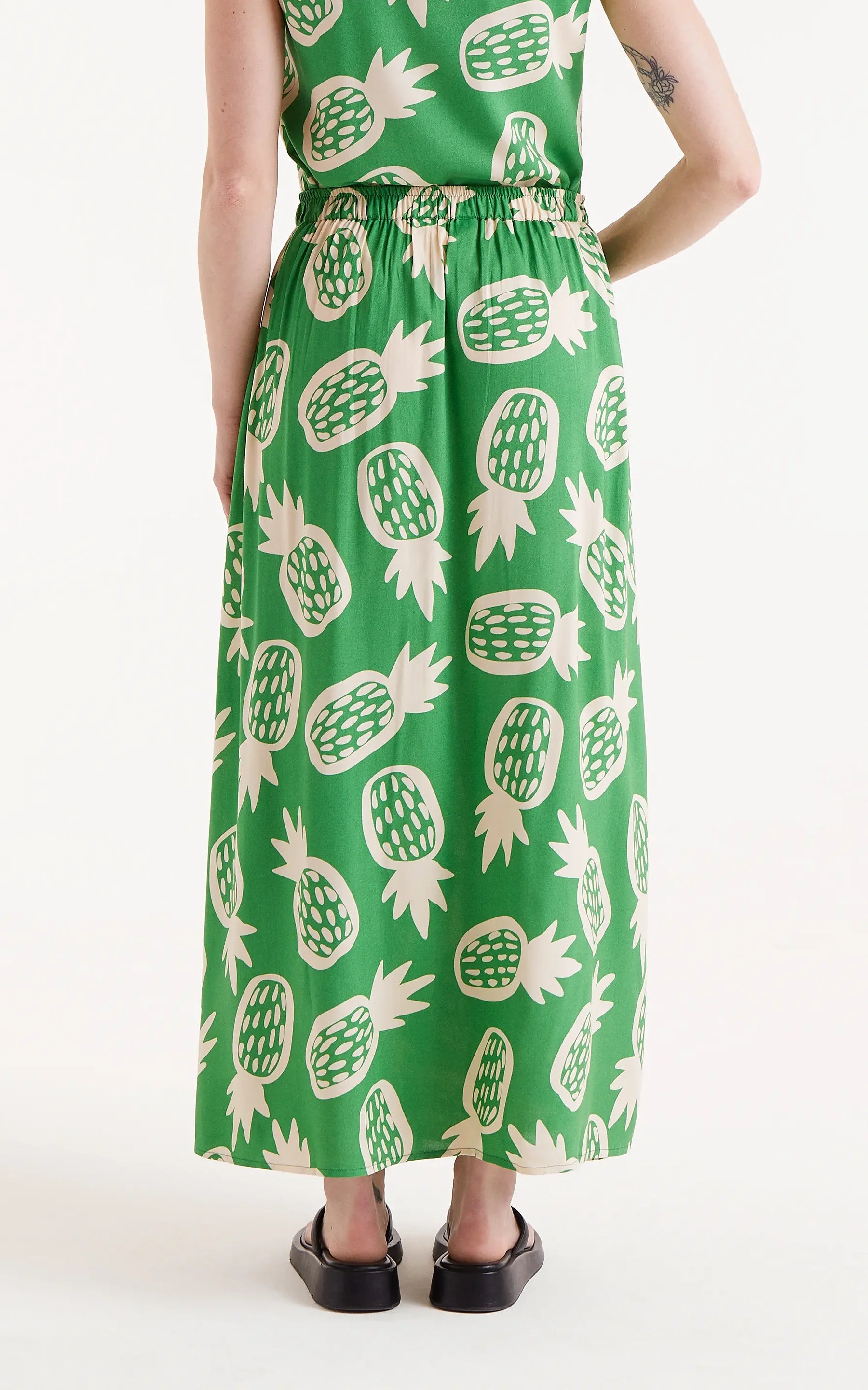 Compania Fantastica - Pineapple Print Midi Skirt