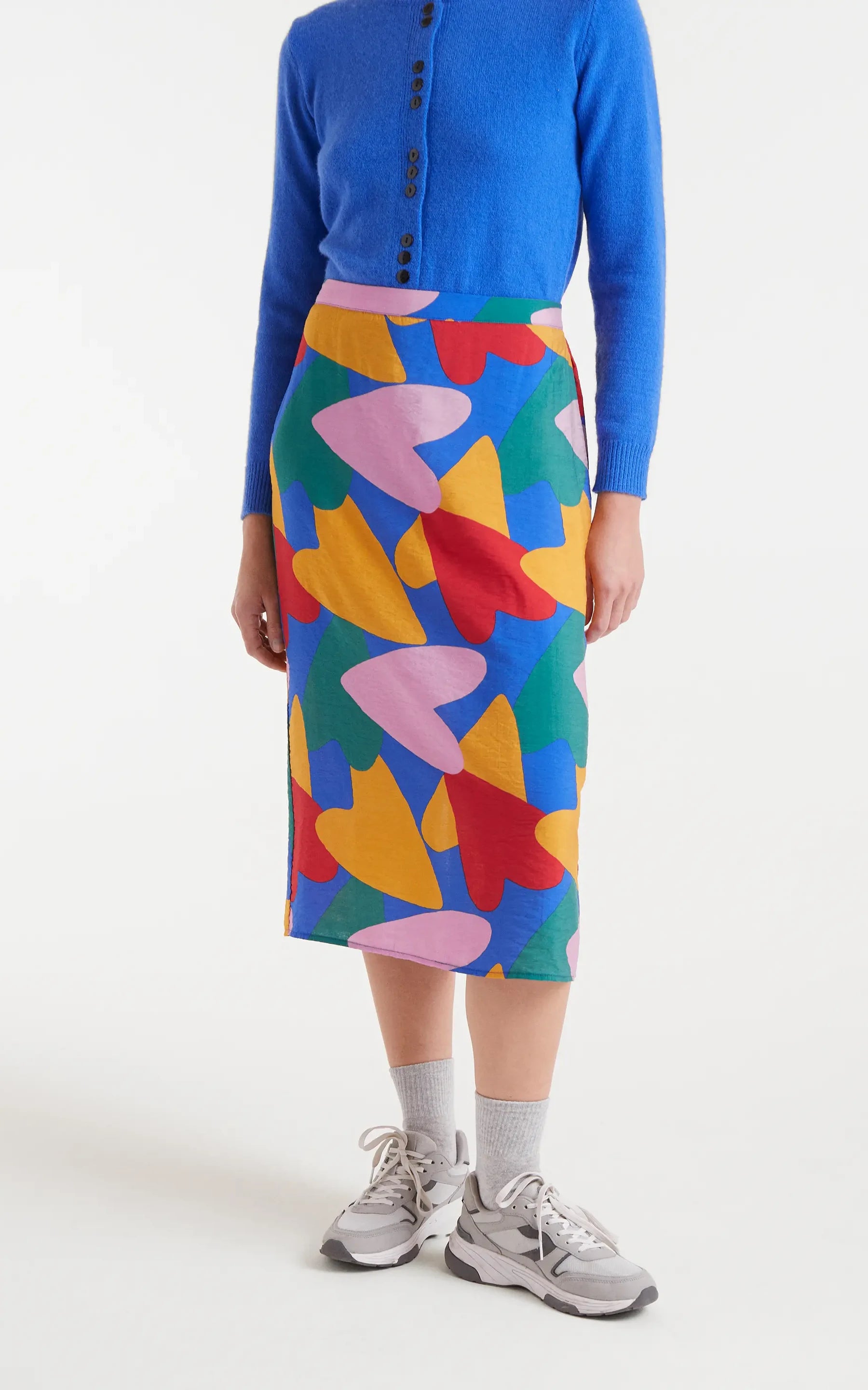 Compania Fantastica - Midi Skirt Cupid Print