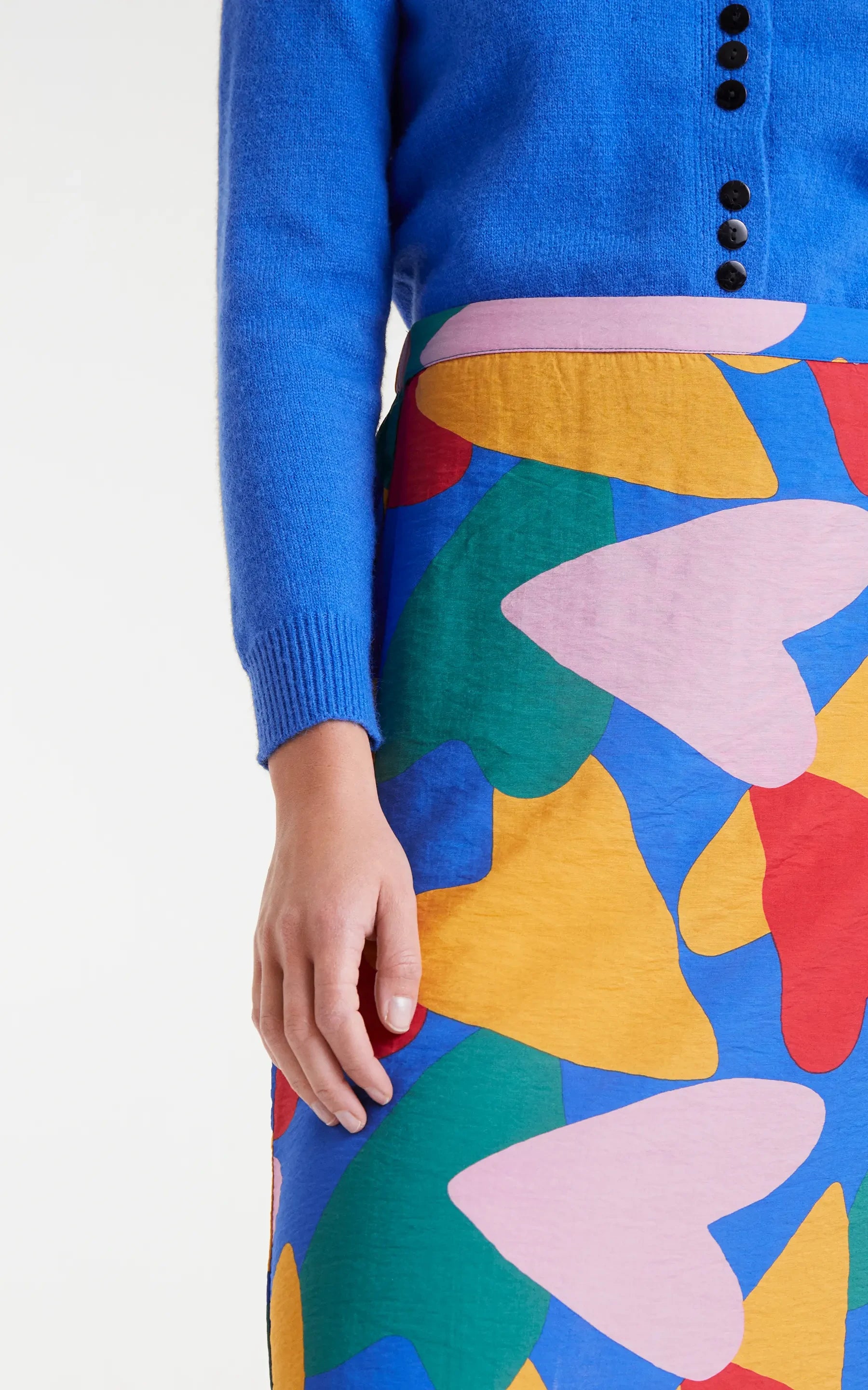 Compania Fantastica - Midi Skirt Cupid Print