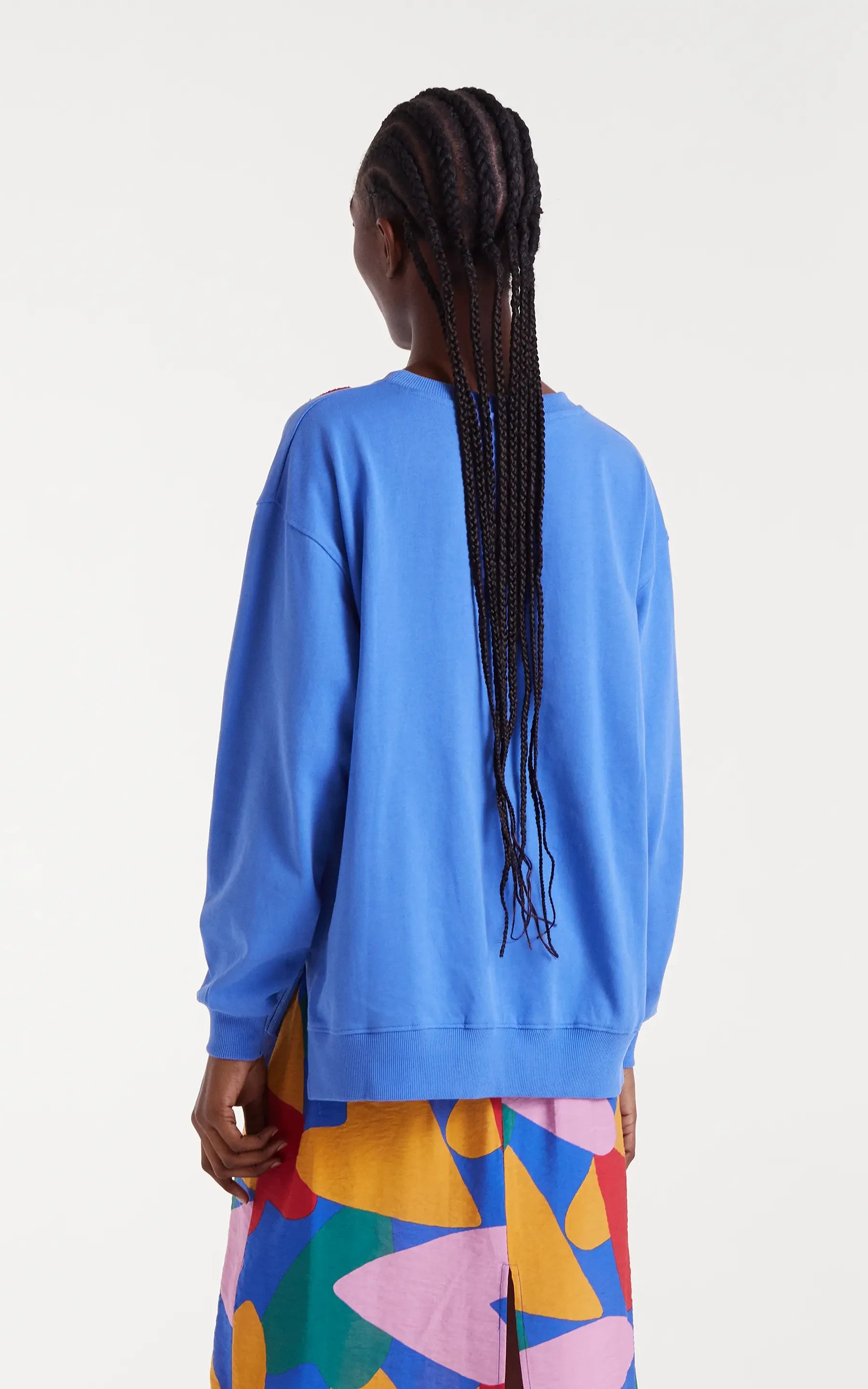 Compania Fantastica - Sweatshirt Heart Embroidery