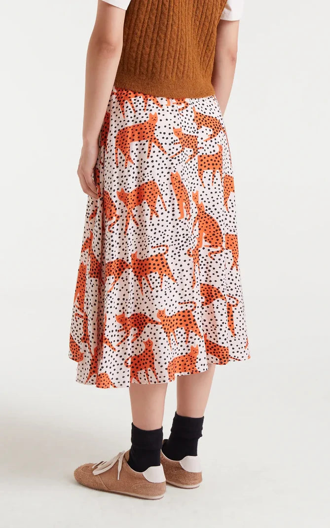Compania Fantastica - Tano Print Midi Skirt