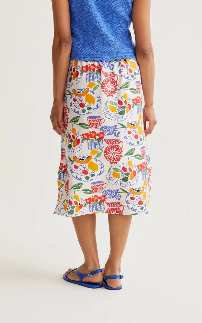 Compania Fantastica - Lush Print Midi Skirt