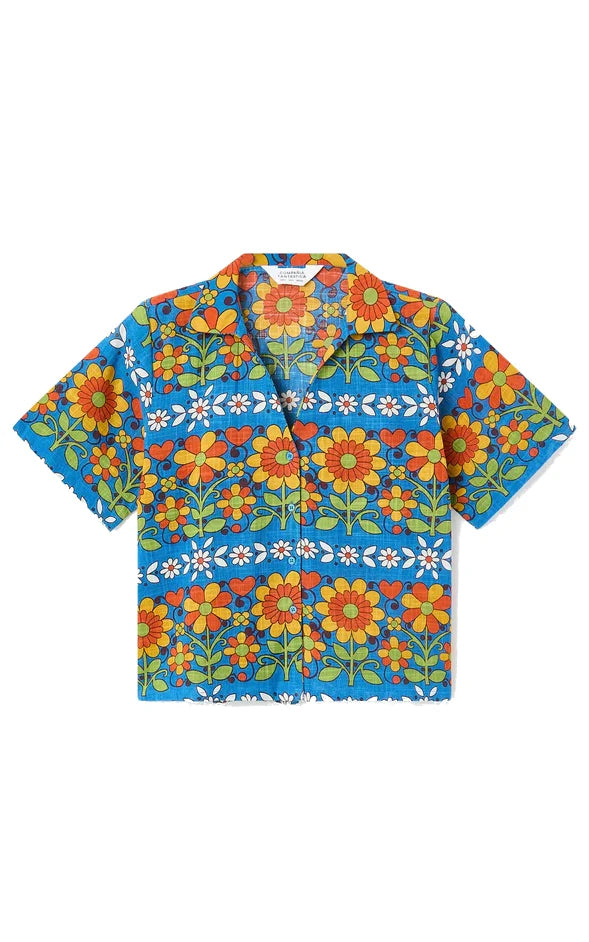Shirt With Garden Print