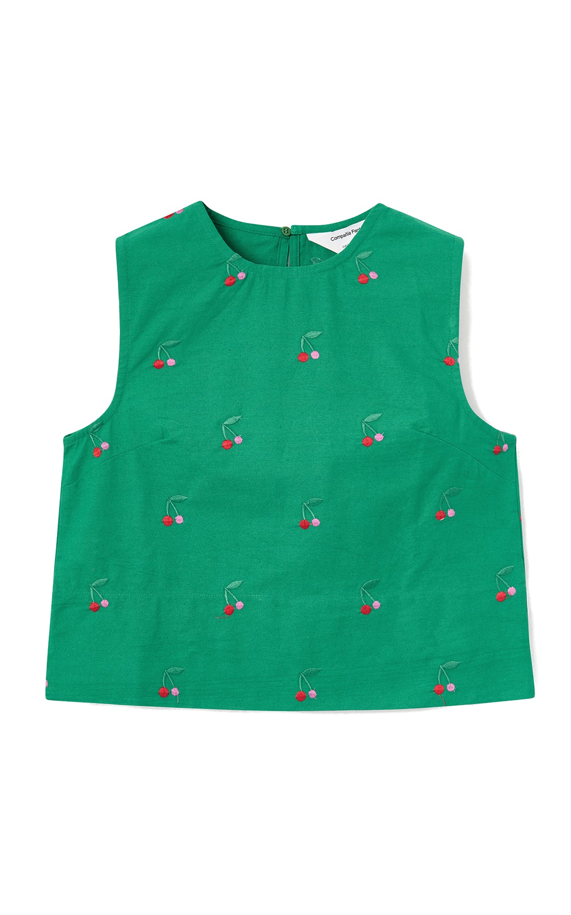 Compania Fantastica - Top With Green Cherries Print