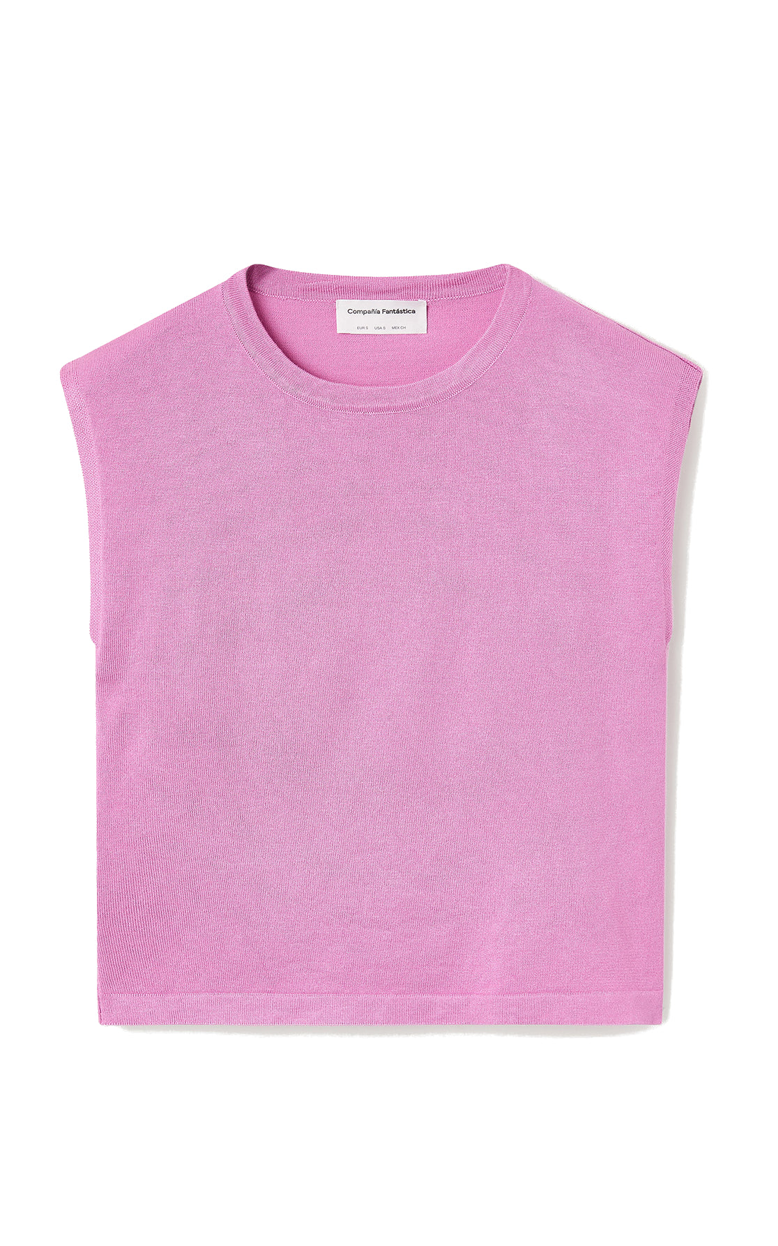 Compania Fantastica - Soft Pink Knit Top