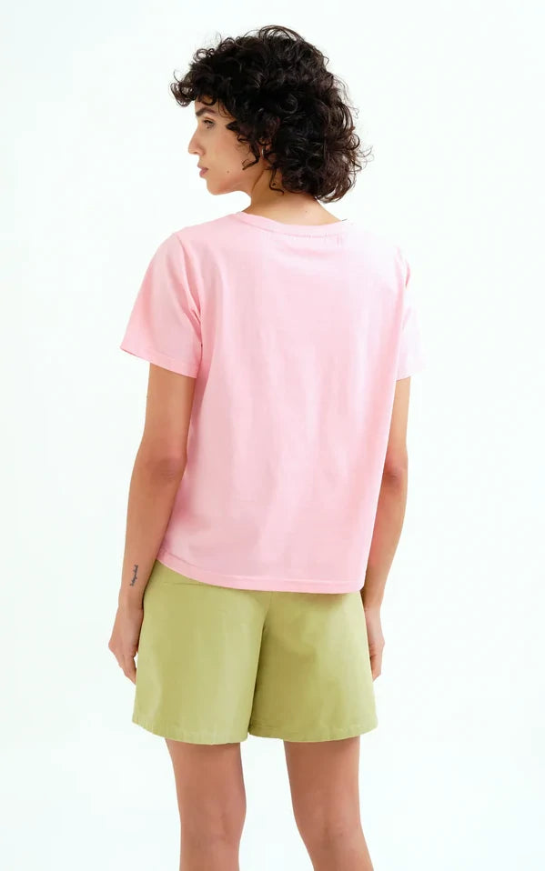Compania Fantastica - T-shirt With Embroidered Sunflower