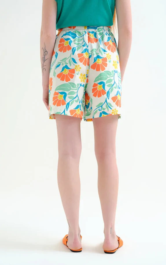 Compania Fantastica - Shorts With Big Royal Print