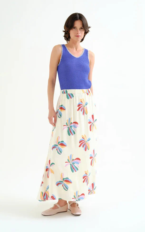 Compania Fantastica - Monarda Print Long Skirt