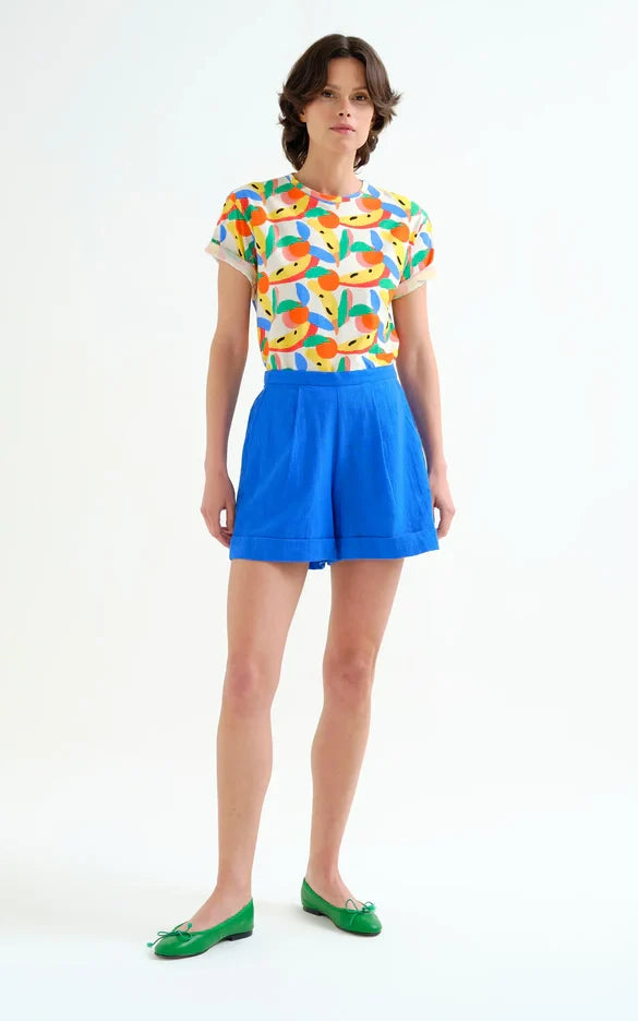 Compania Fantastica - T-shirt With Tutti Frutti Print Small