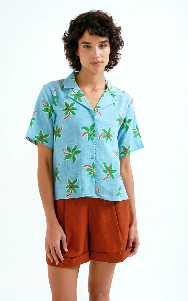 Compania Fantastica - Small Coconut Print Shirt