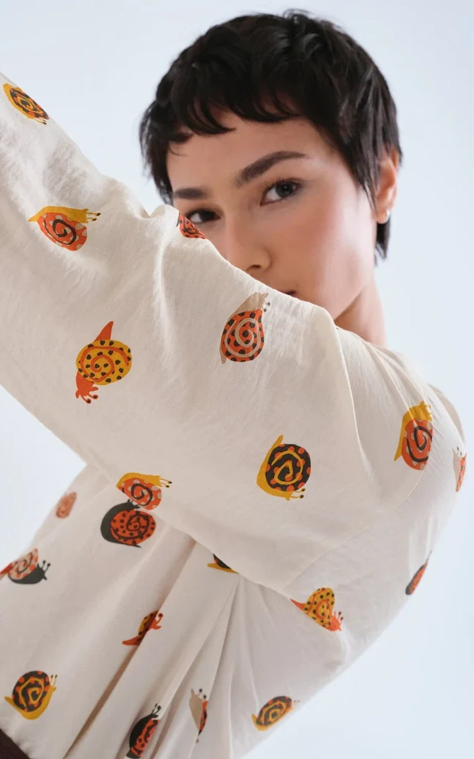 Compania Fantastica - Snail Print Shirt
