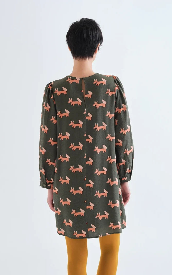 Compania Fantastica - Short Dress With Volpe Print