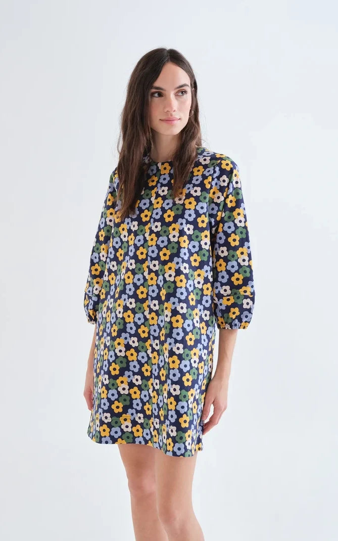Compania Fantastica - Short Dress With Euphonia Print
