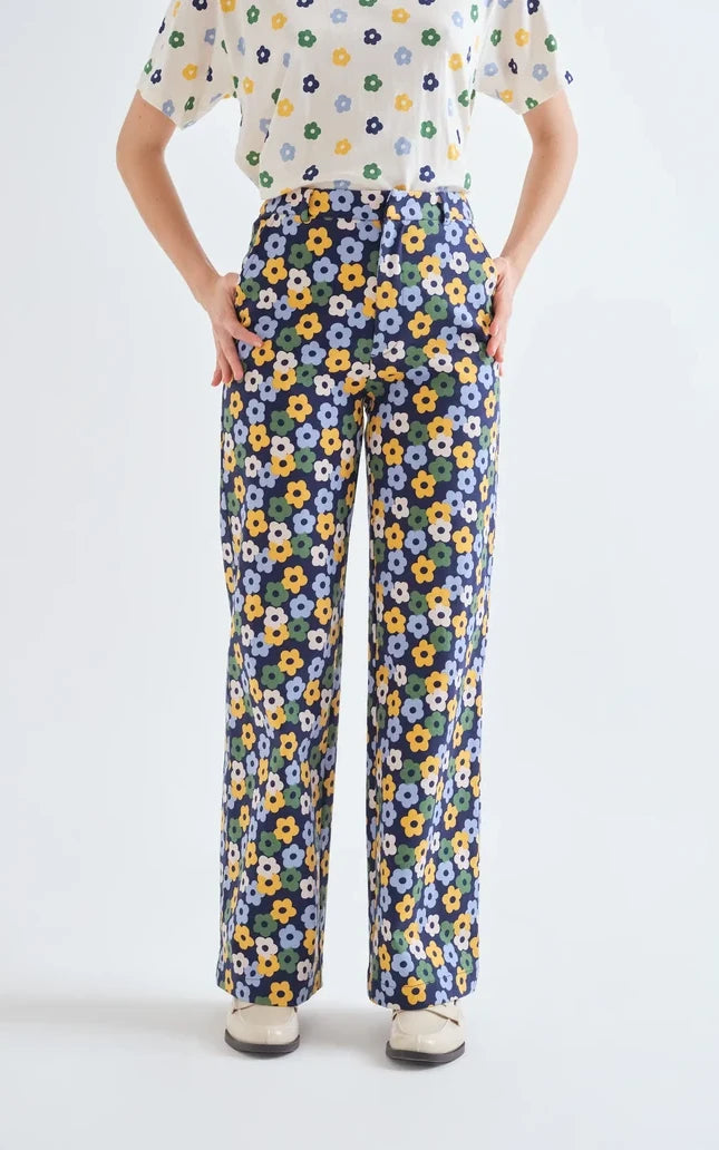 Compania Fantastica - Trousers With Euphonia Print