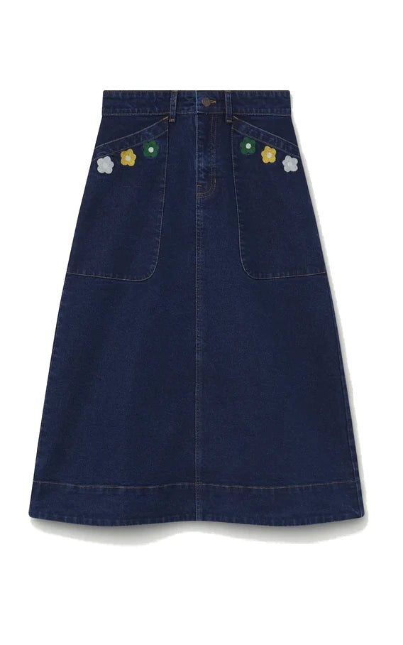 Compania Fantastica - Midi Skirt With Euphonia Print
