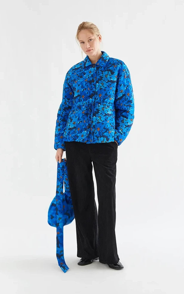 Compania Fantastica - Padded Coat With Clematis Print