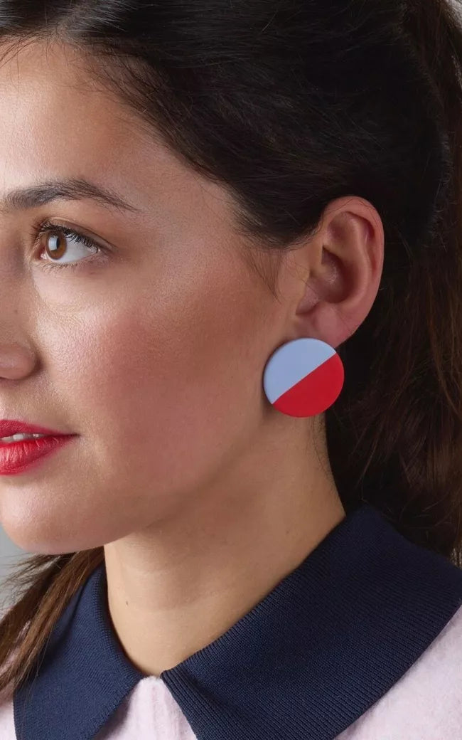 Duo Energy Blue Earrings