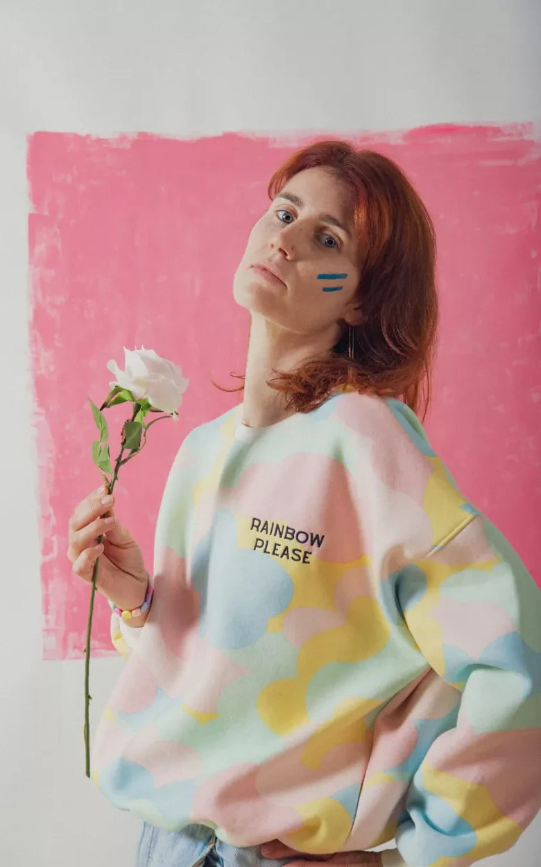 Ayuna - Women's Sweatshirt Rainbow