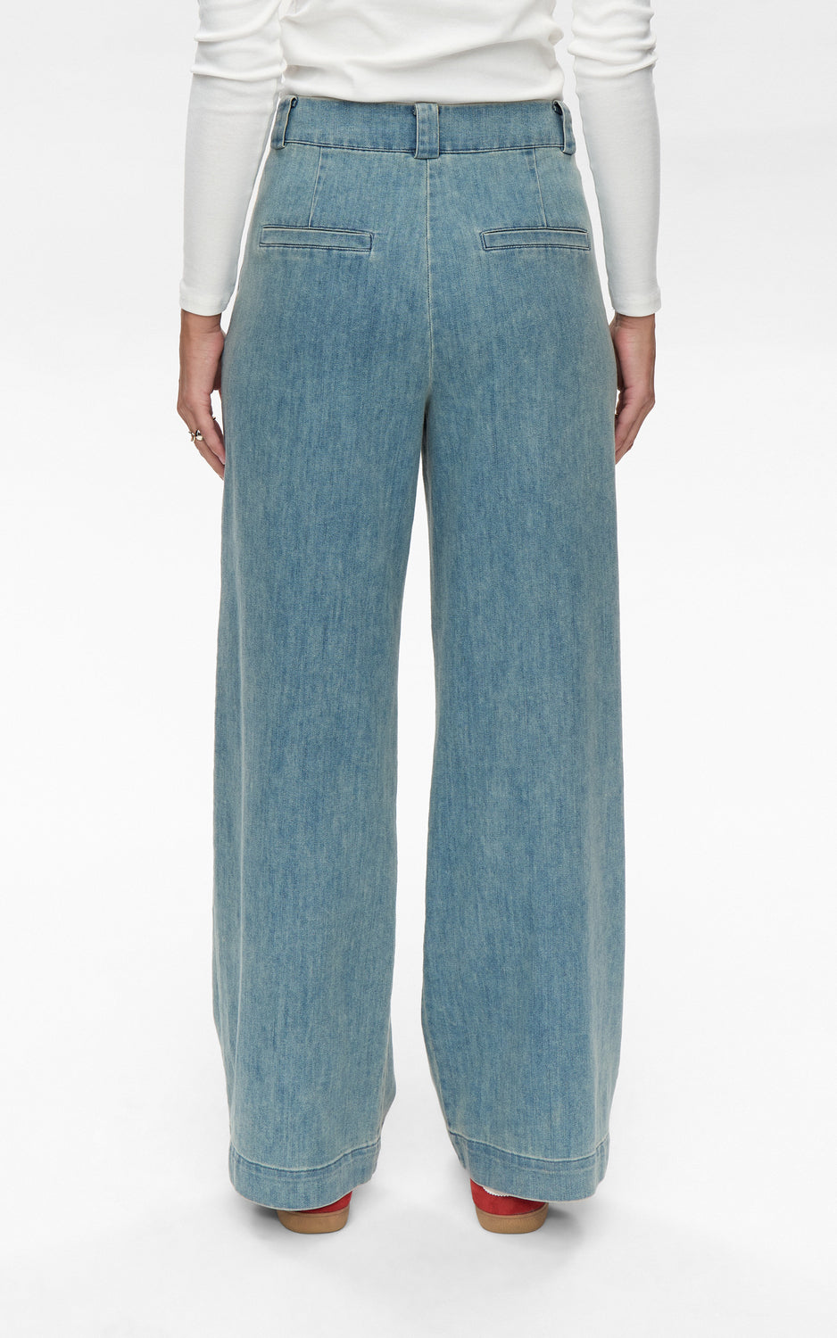Nümph - Nualetta Pants Medium Blue Washed Denim