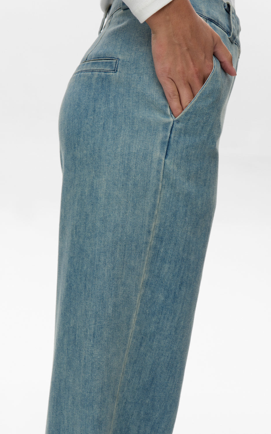 Nümph - Nualetta Pants Medium Blue Washed Denim