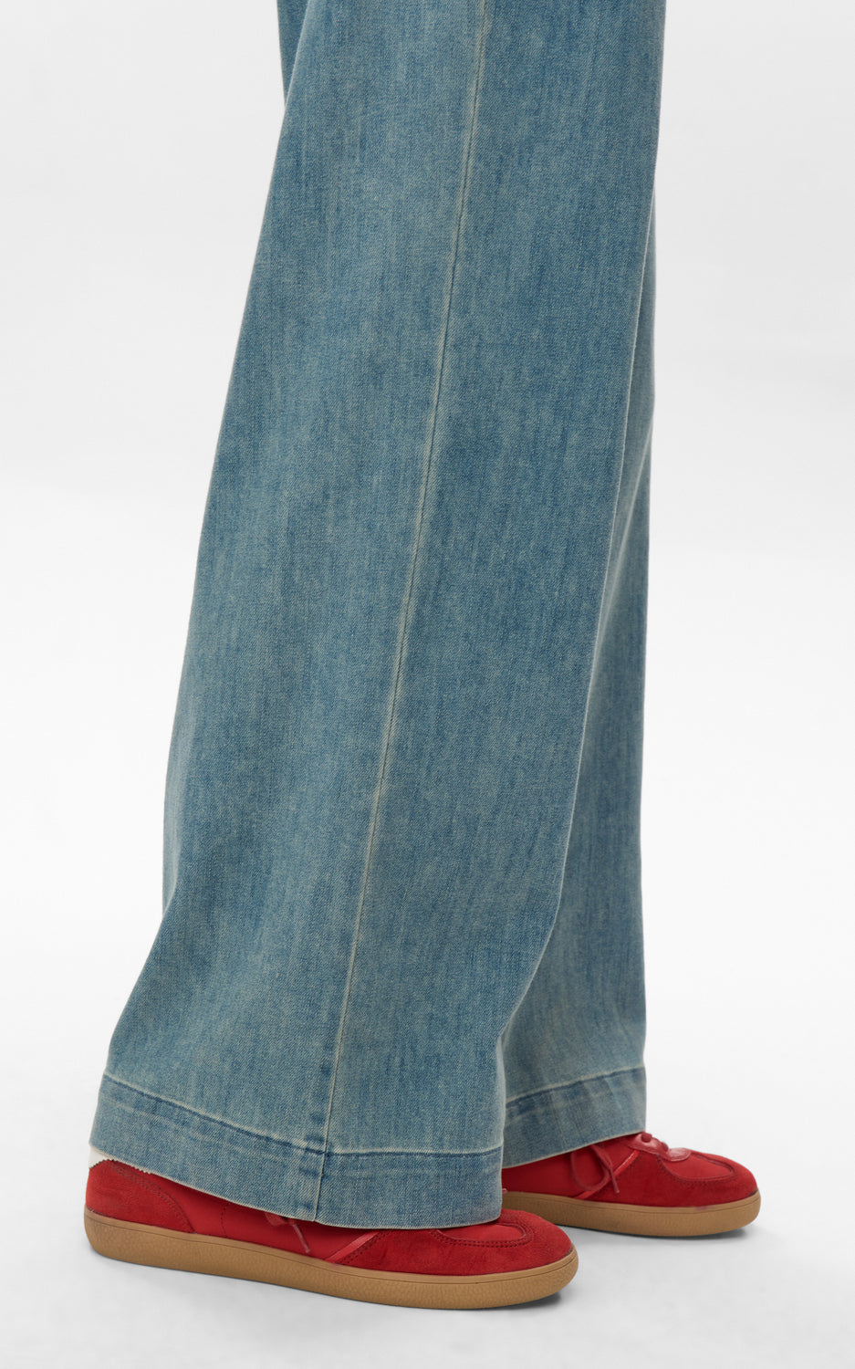 Nümph - Nualetta Pants Medium Blue Washed Denim
