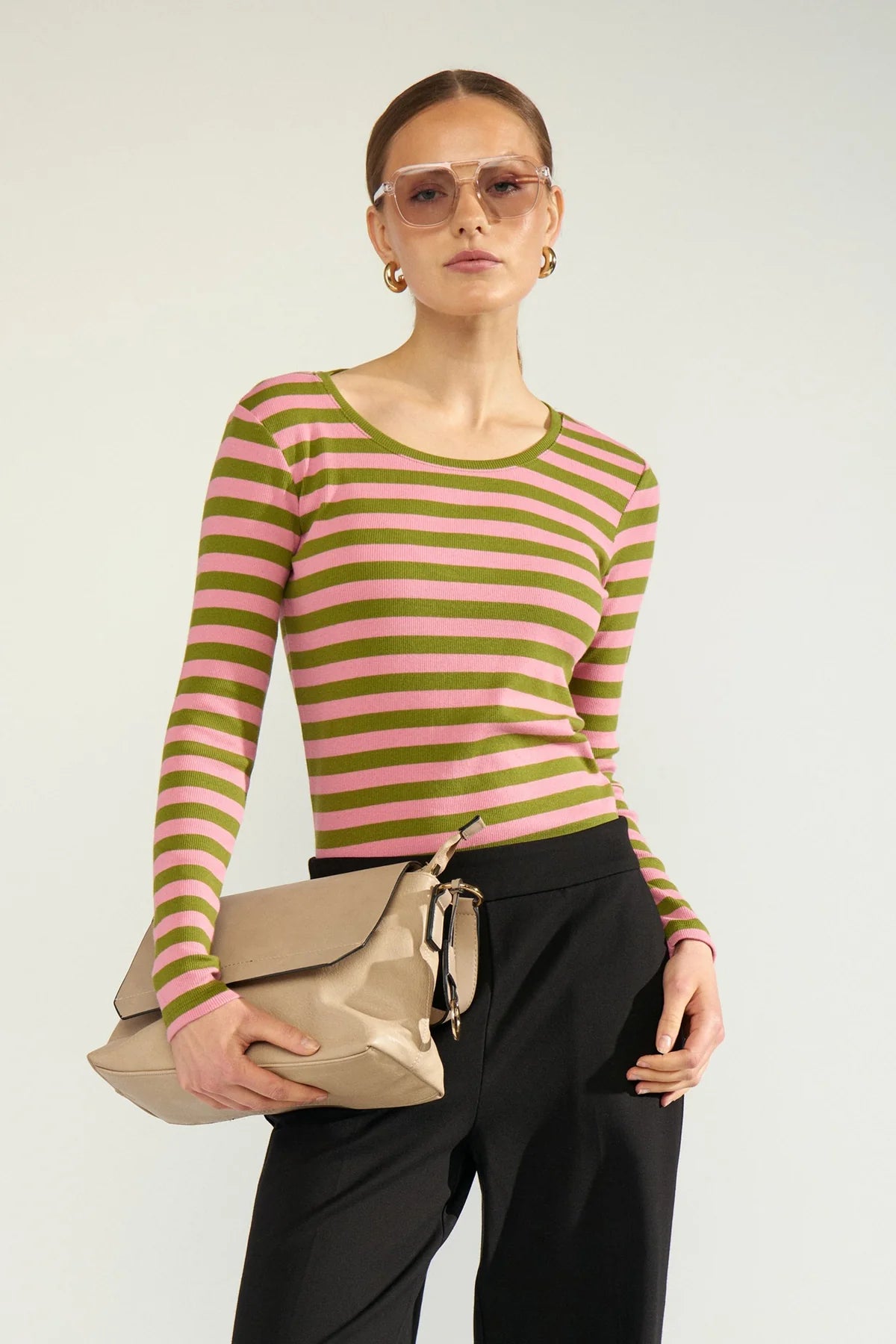 Nümph - Numixie LS T-shirt Calla Green
