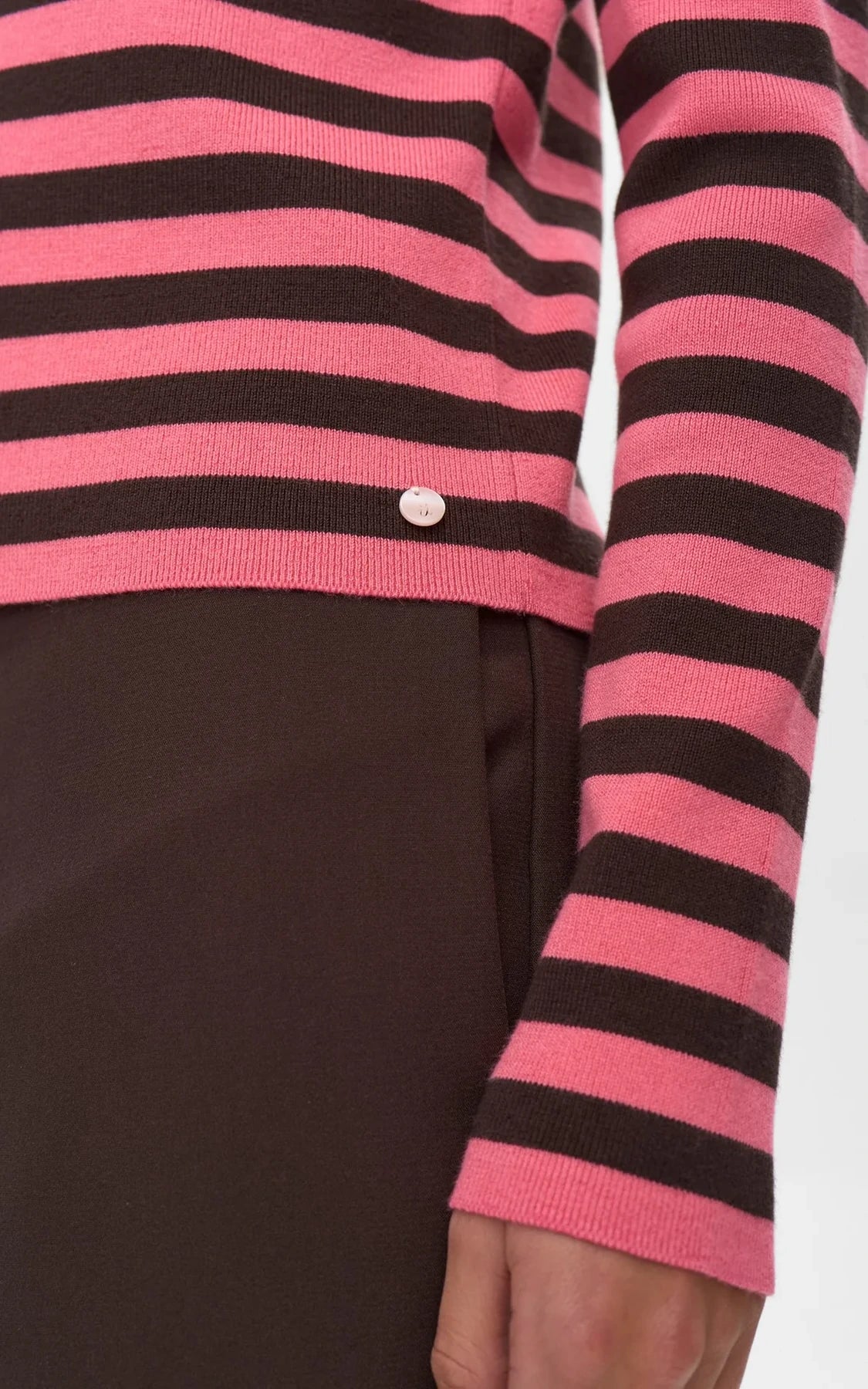 Nümph - Nustripy Pullover Pink Lemonade