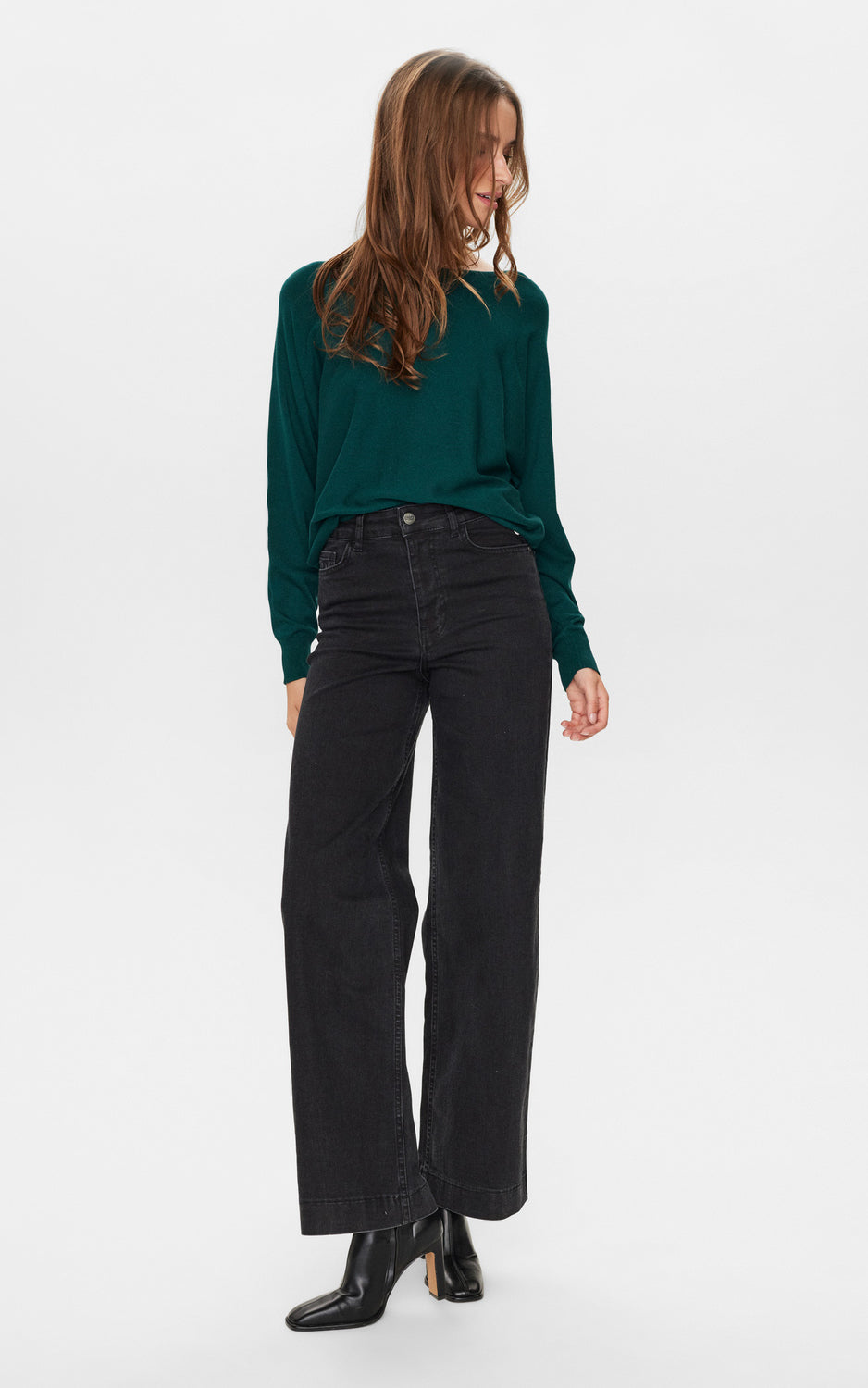 Nümph - Nuparis Jeans Long Black Caviar