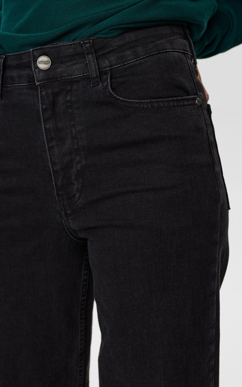 Nümph - Nuparis Jeans Long Black Caviar