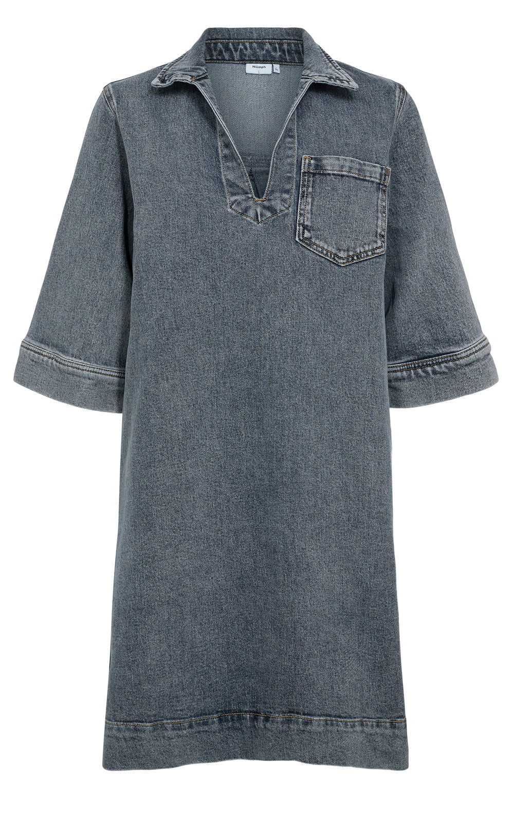 Nümph - Nutoronto Dress Medium Blue Washed Denim